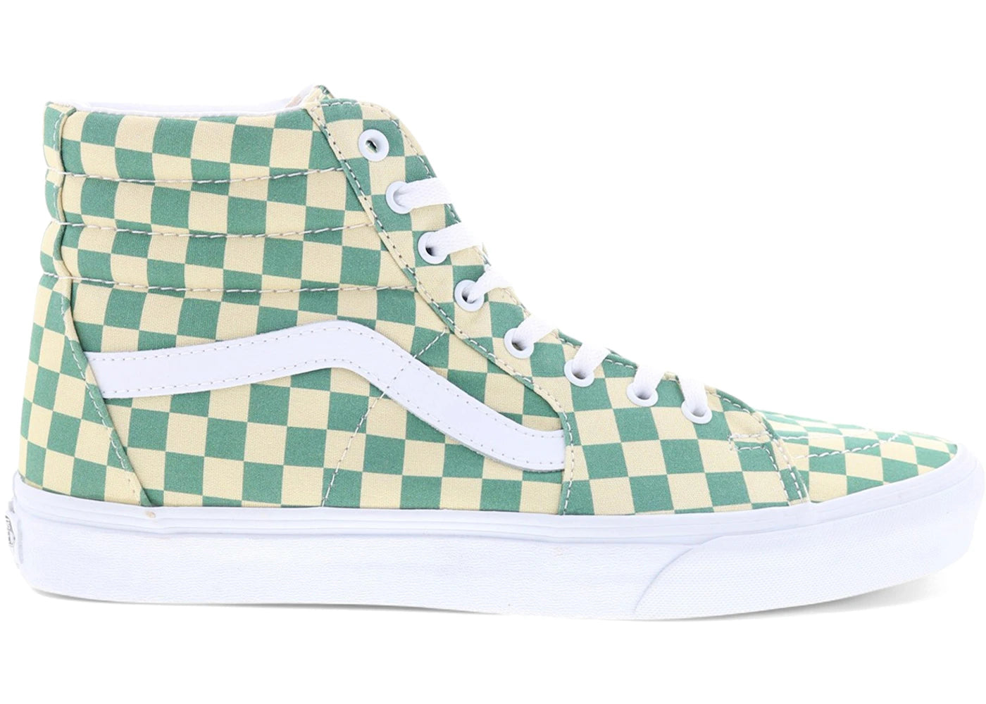 Vans Sk8-Hi Checkerboard Light Green