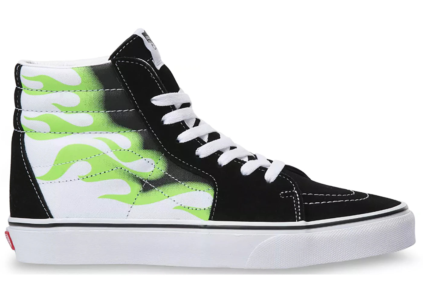 Vans Sk8-Hi Flame Black True White