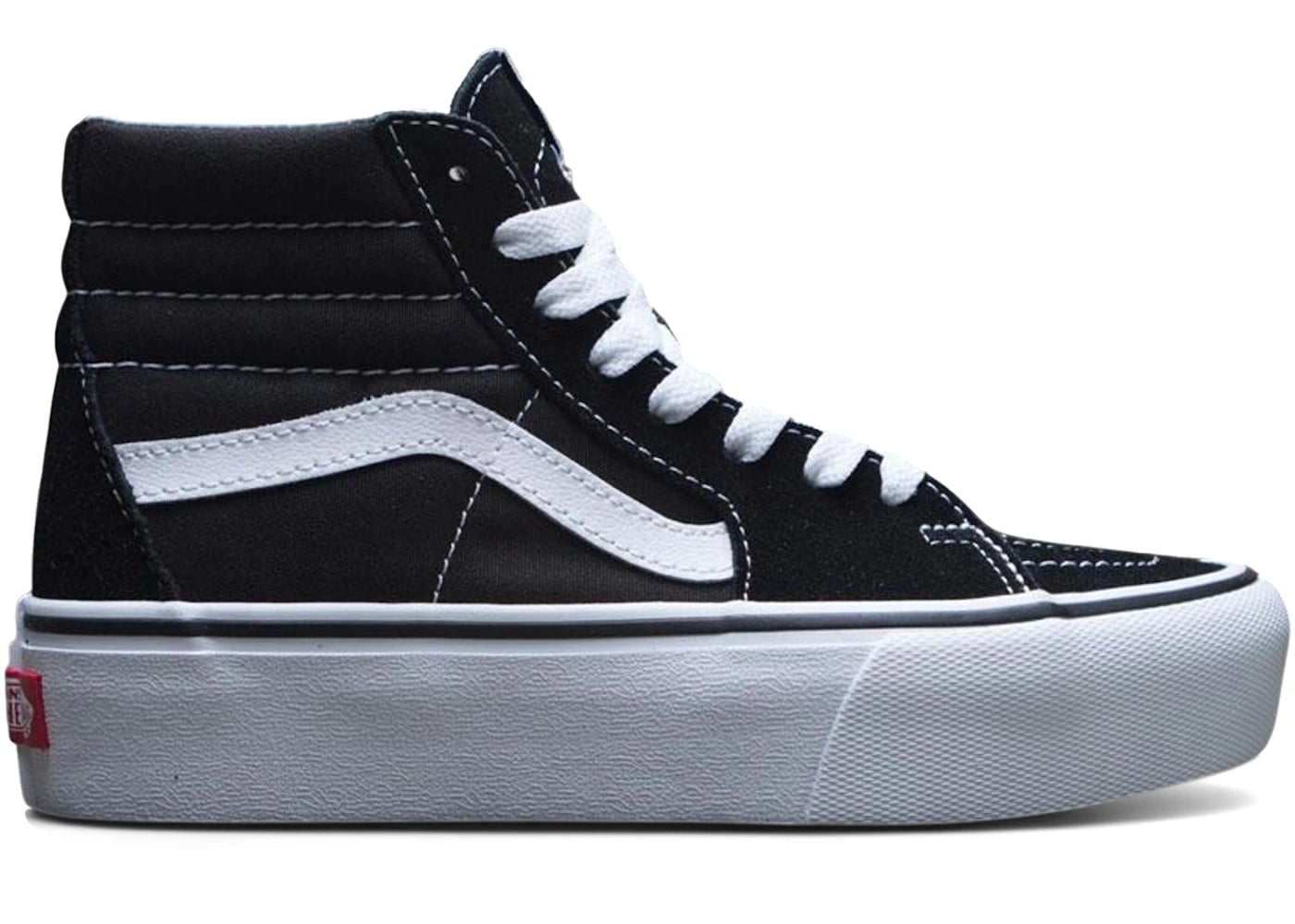 Vans Sk8-Hi Platform 2 Black True White (Women's)