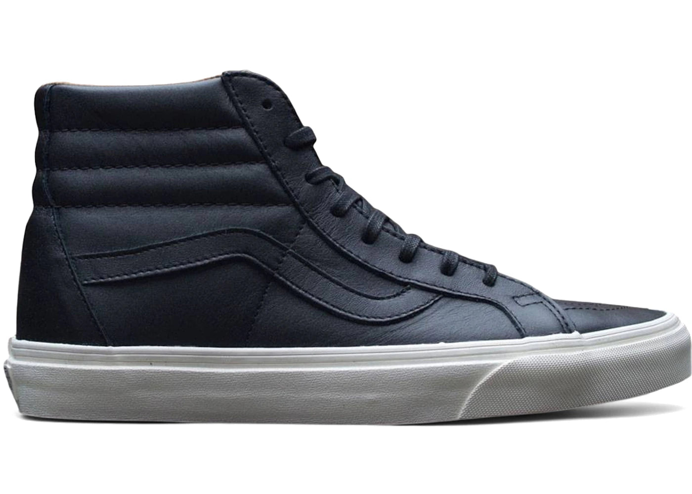 Vans Sk8-Hi Re-Issue Lux Leather Black Porcini