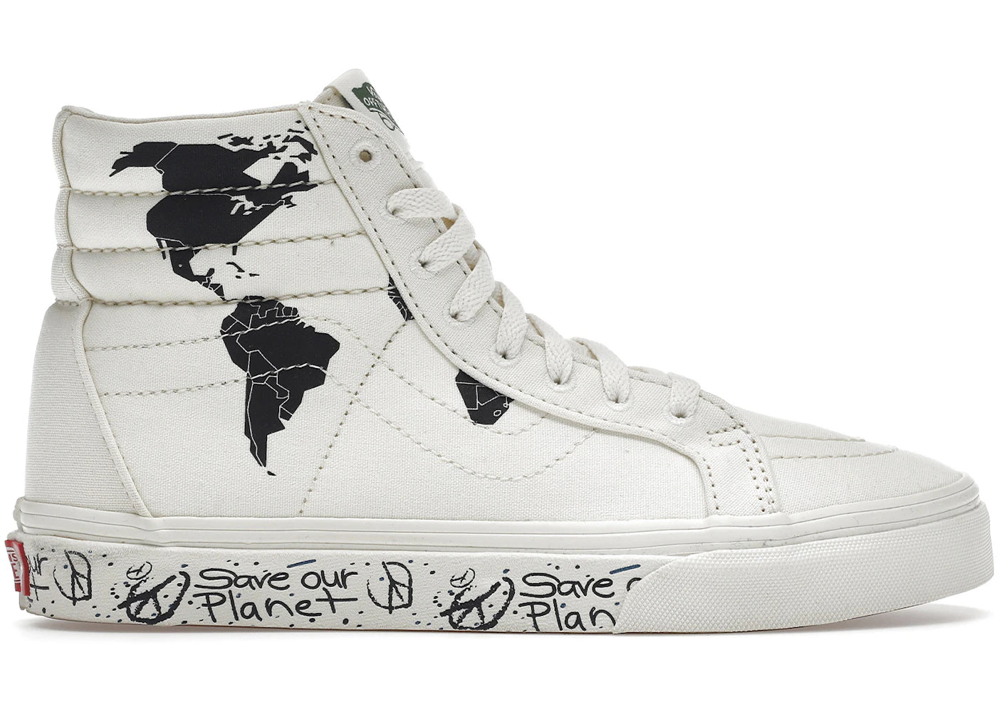 Vans Sk8-Hi Re-Issue Save Our Planet White Black