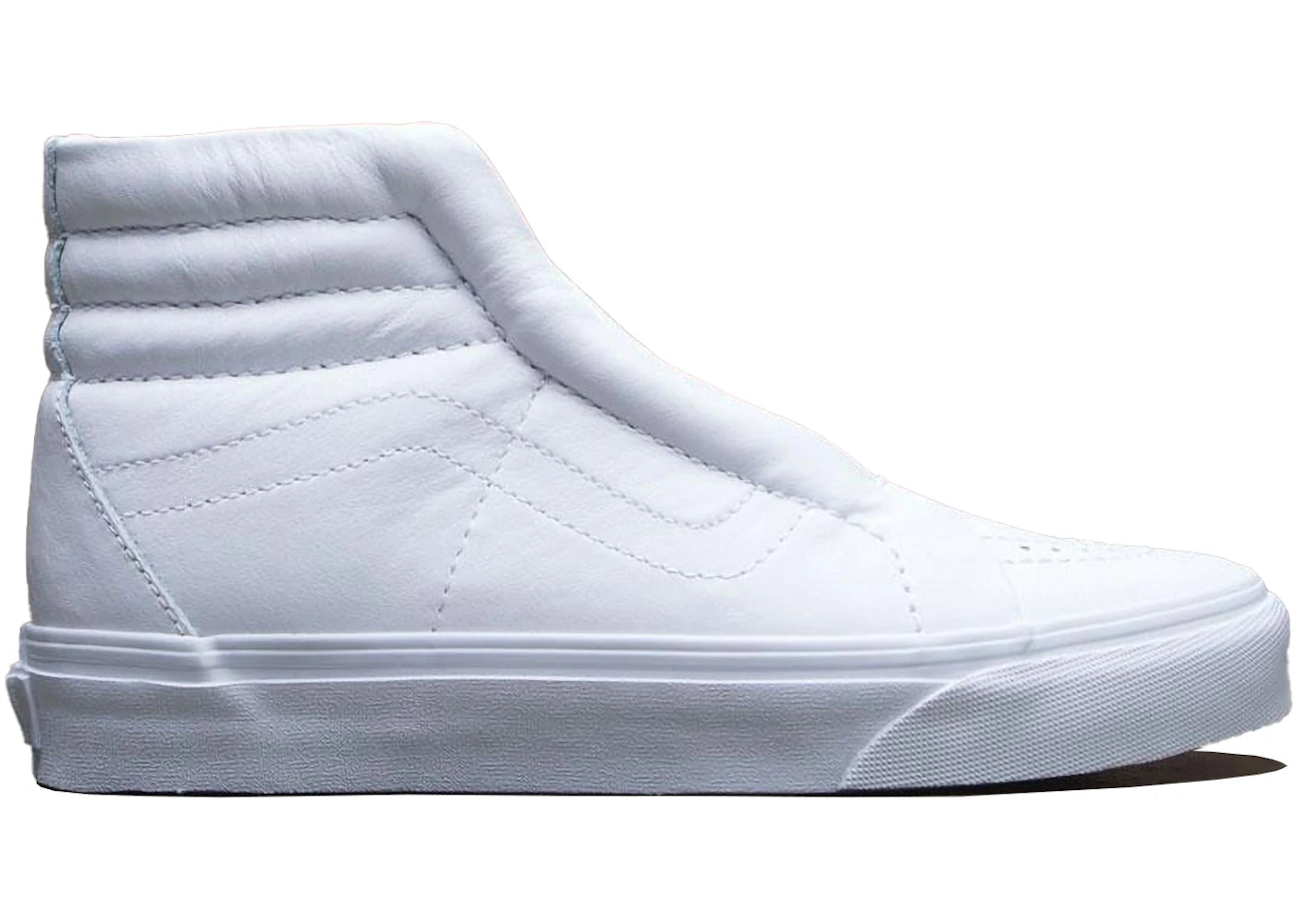 Vans Sk8-Hi Reissue Laceless Leather White (Women's)