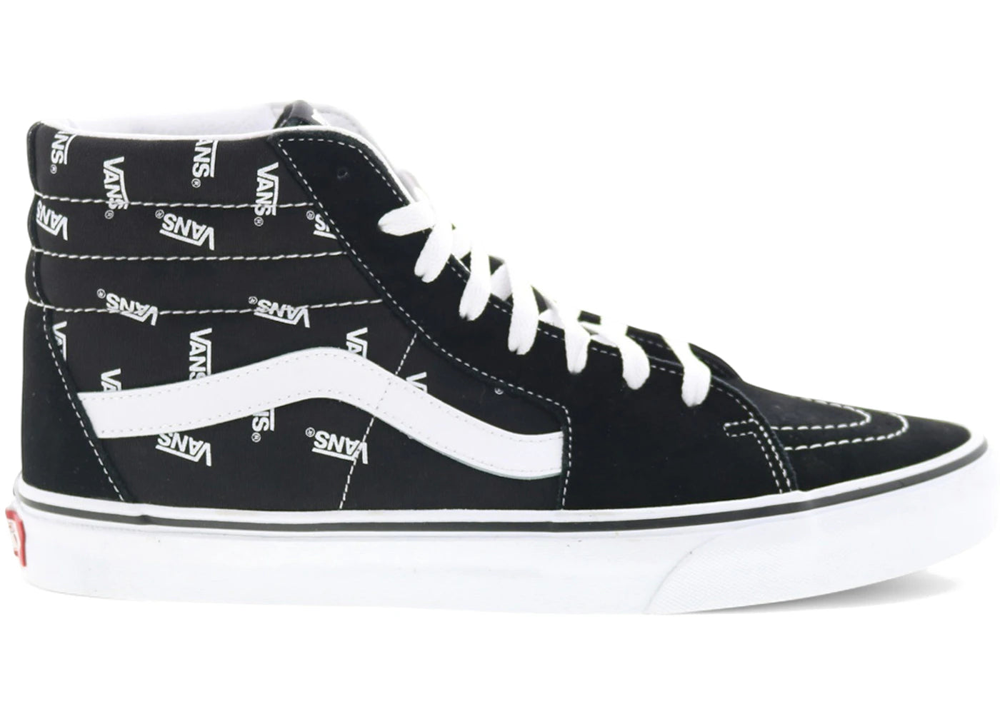 Vans Sk8-Hi Vans Allover Logo Black
