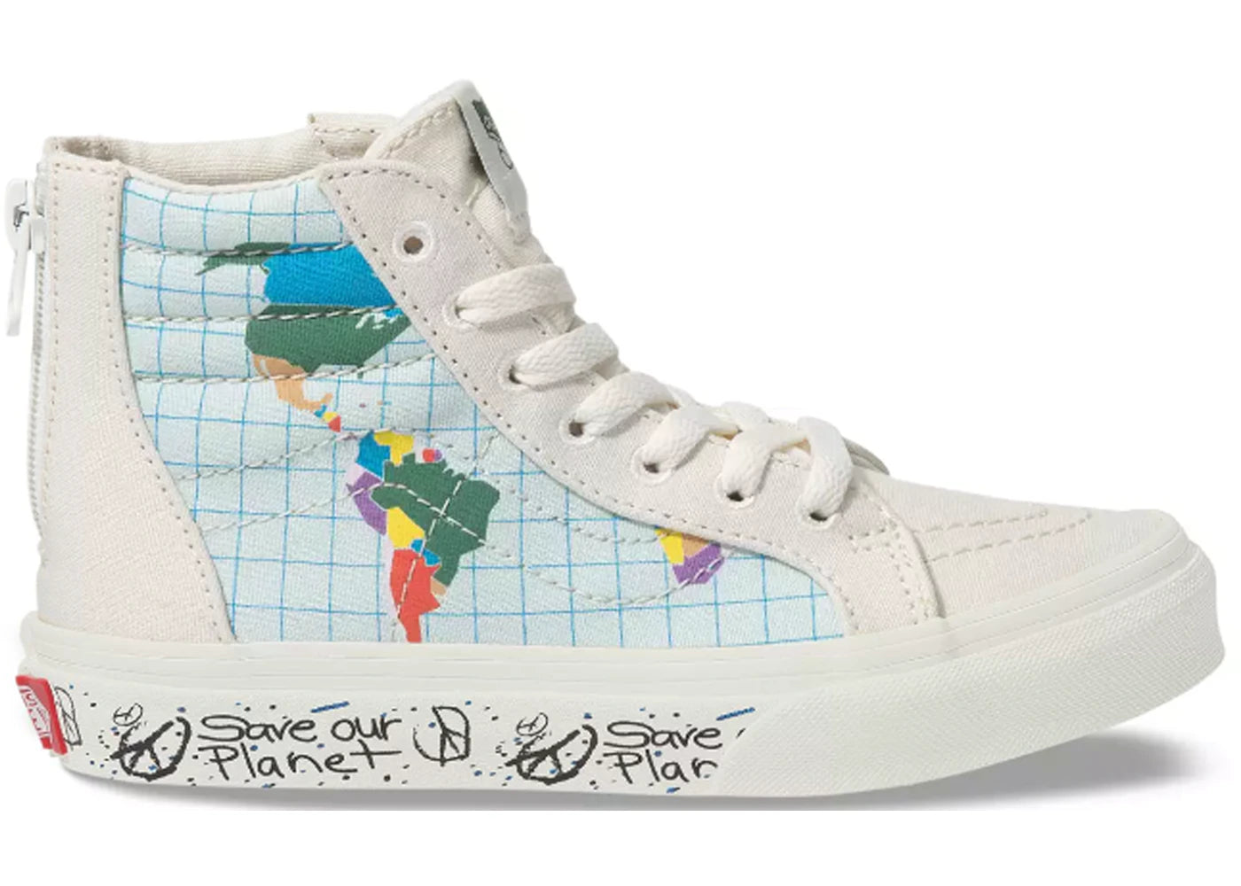 Vans Sk8-Hi Zip Save Our Planet Multi (PS)