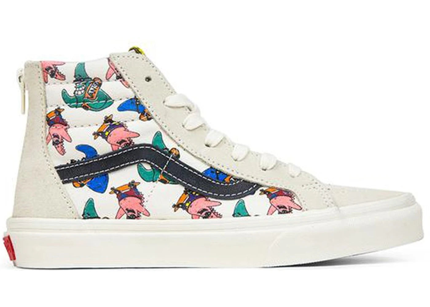 Vans Sk8-Hi Zip Spongebob White (PS)