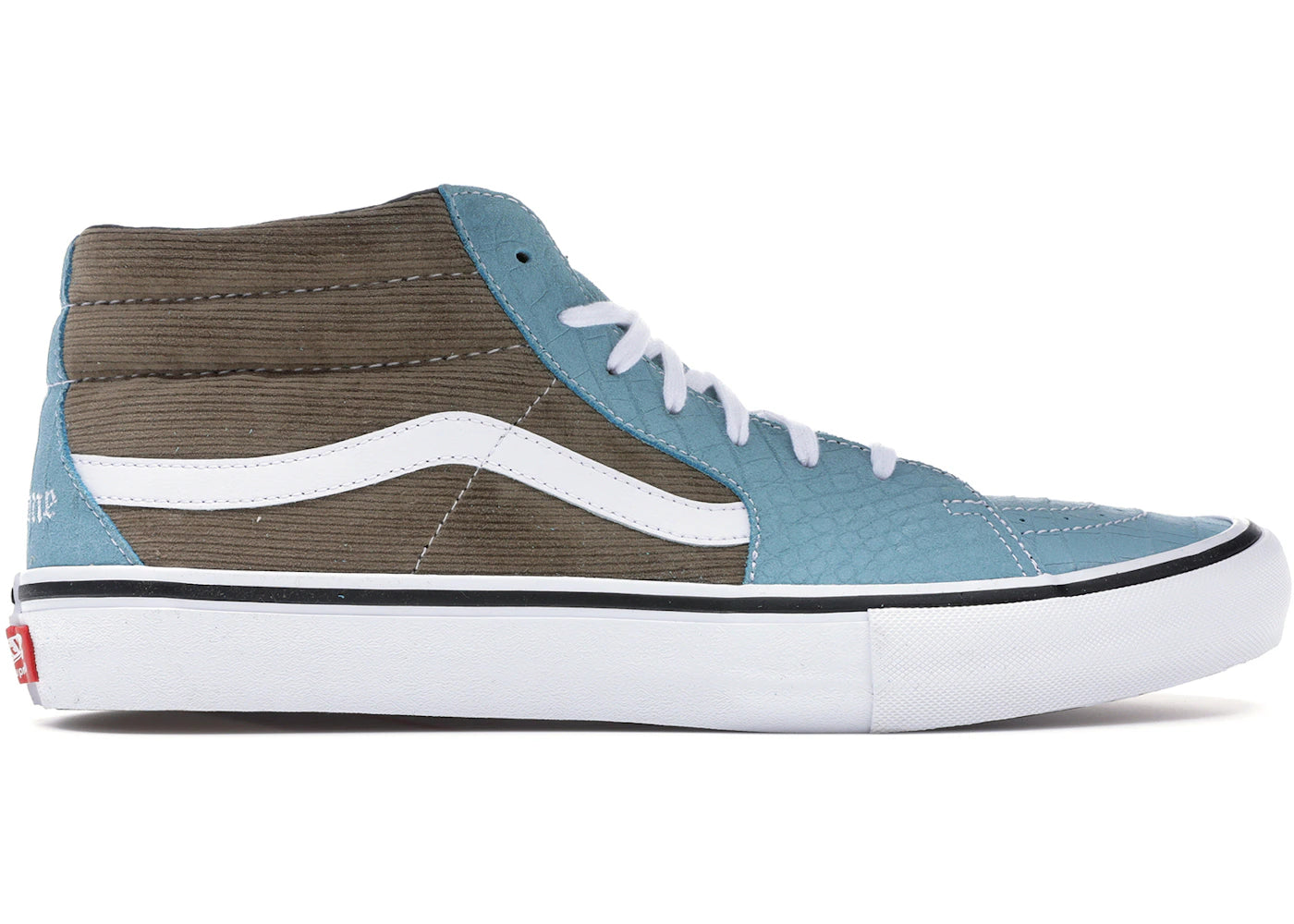 Vans Sk8-Mid Supreme Croc Corduroy Light Brown