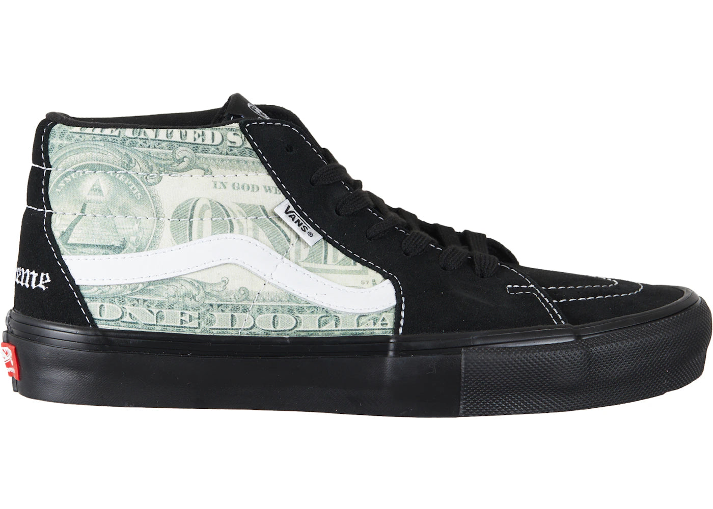 Vans Skate Grosso Mid Supreme Dollar Black