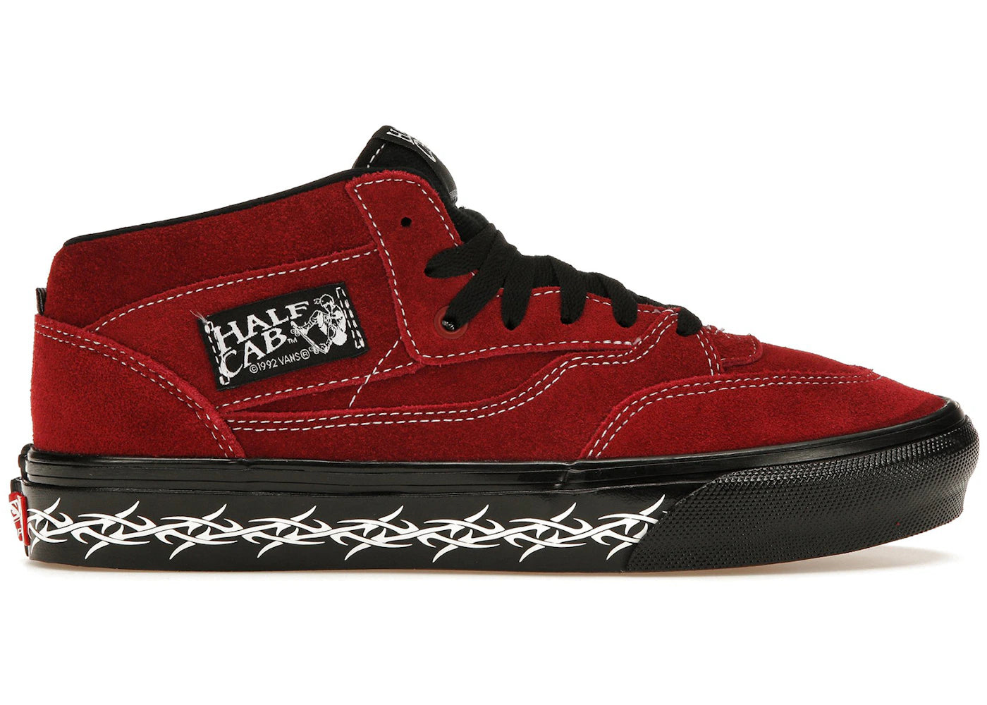 Vans Skate Half Cab Supreme Tribal Barbed Wire Burgundy