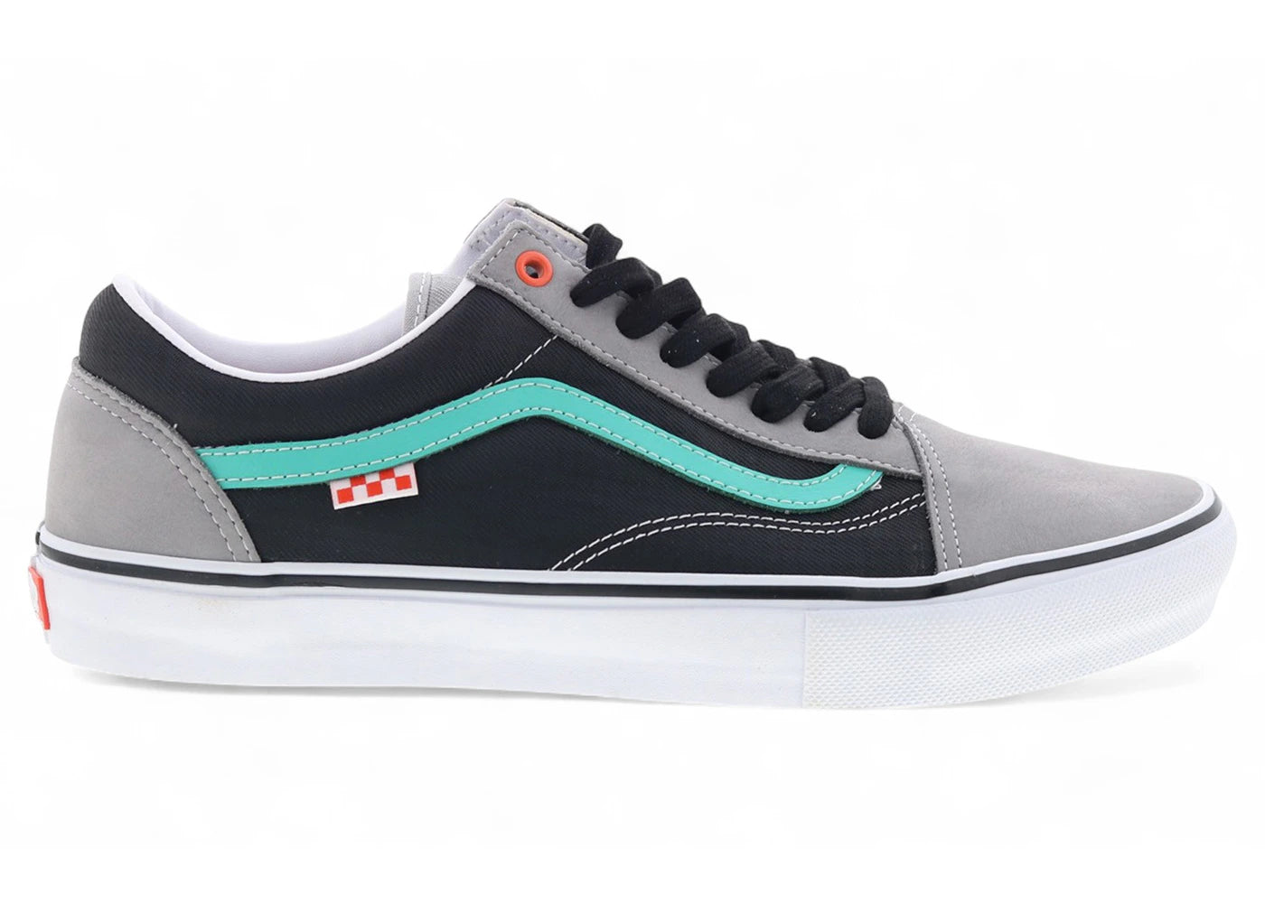 Vans Skate Old Skool Grey Black Aqua