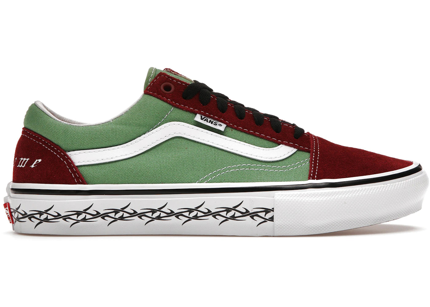 Vans Skate Old Skool Supreme Tribal Barbed Wire Green