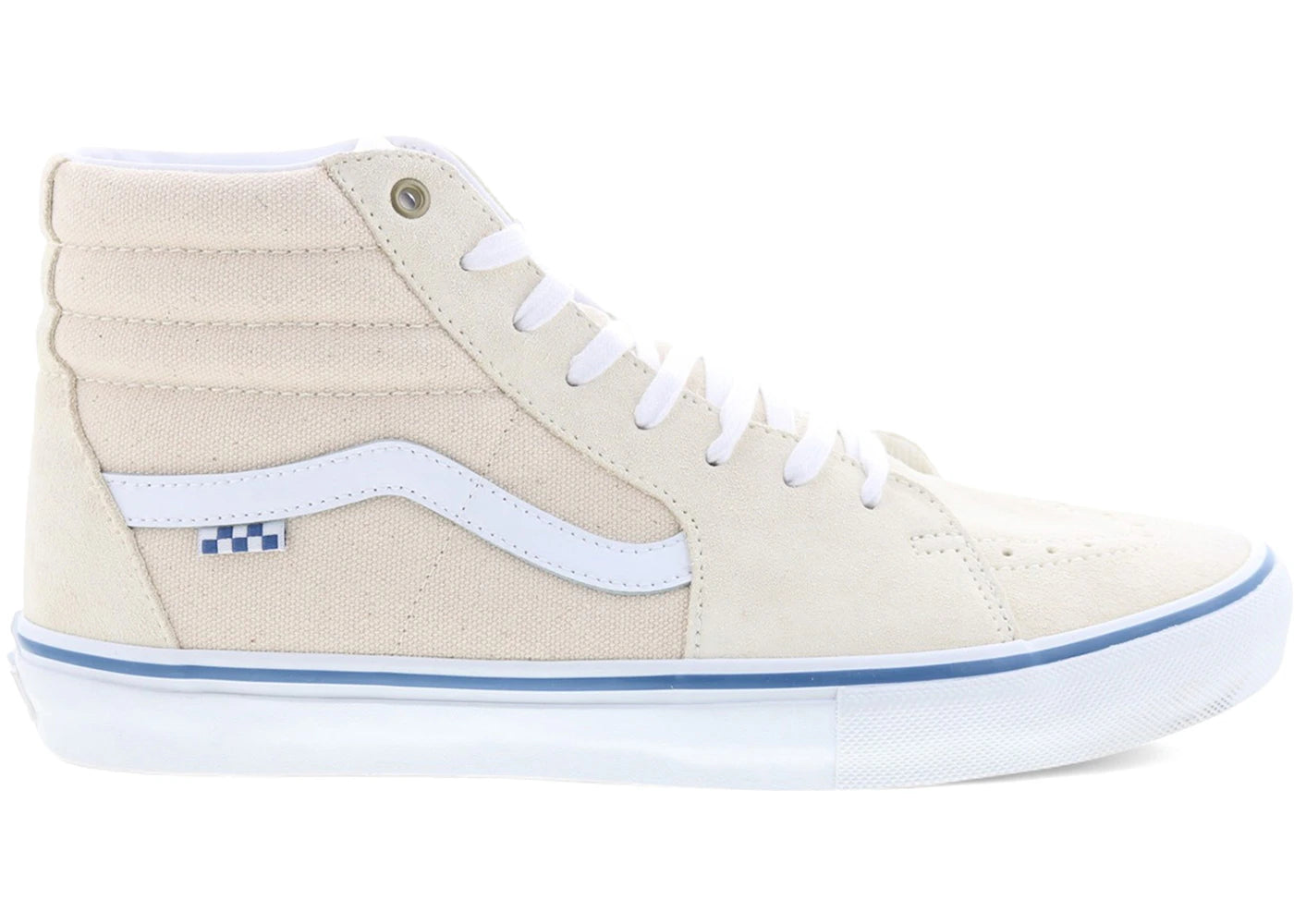 Vans Skate Sk8-Hi Raw Canvas Classic White