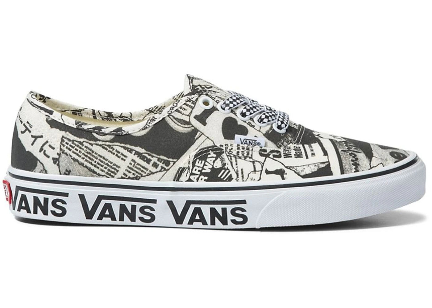 Vans Slip-On Collage Black White