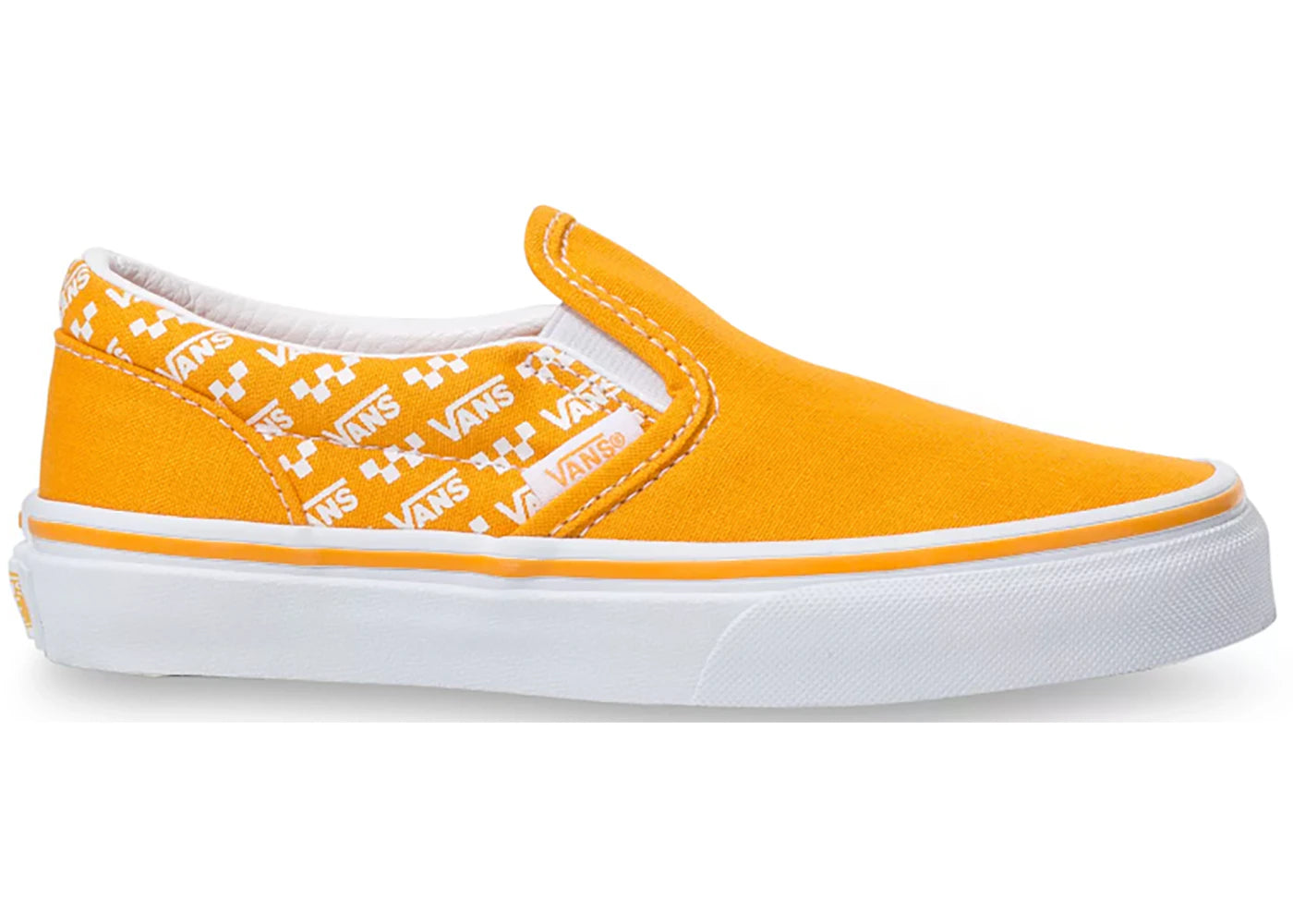 Vans Slip-On Logo Repeat Cadmium Yellow (PS)