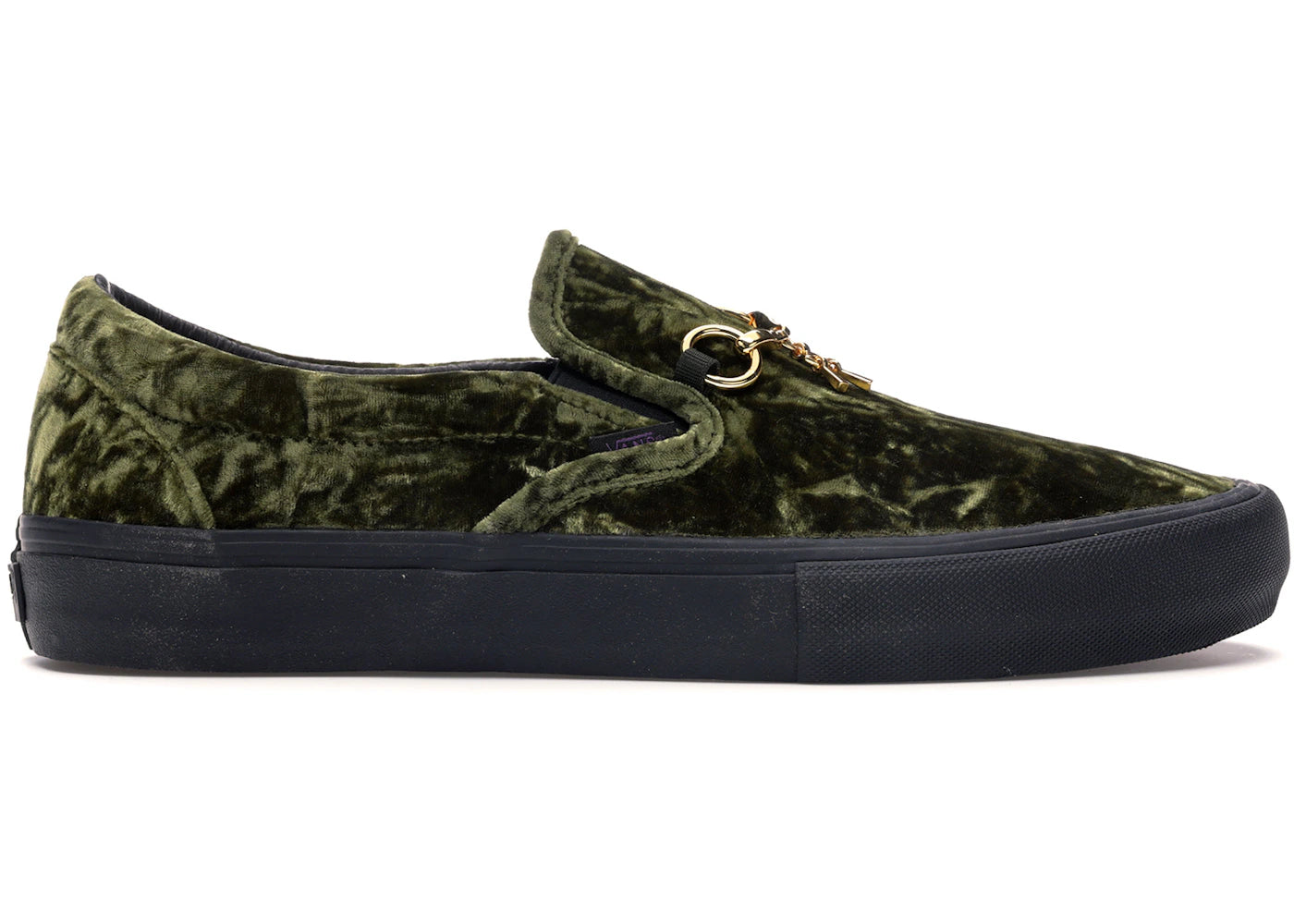 Vans Slip-On Needles Crush Velour Green