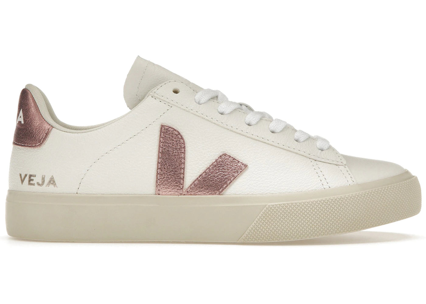 Veja Campo Chromefree Leather White Nacre