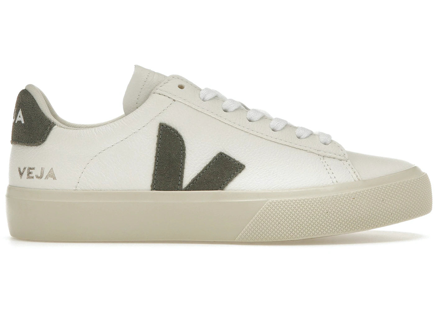 Veja Campo Low Chromefree Leather White Kaki