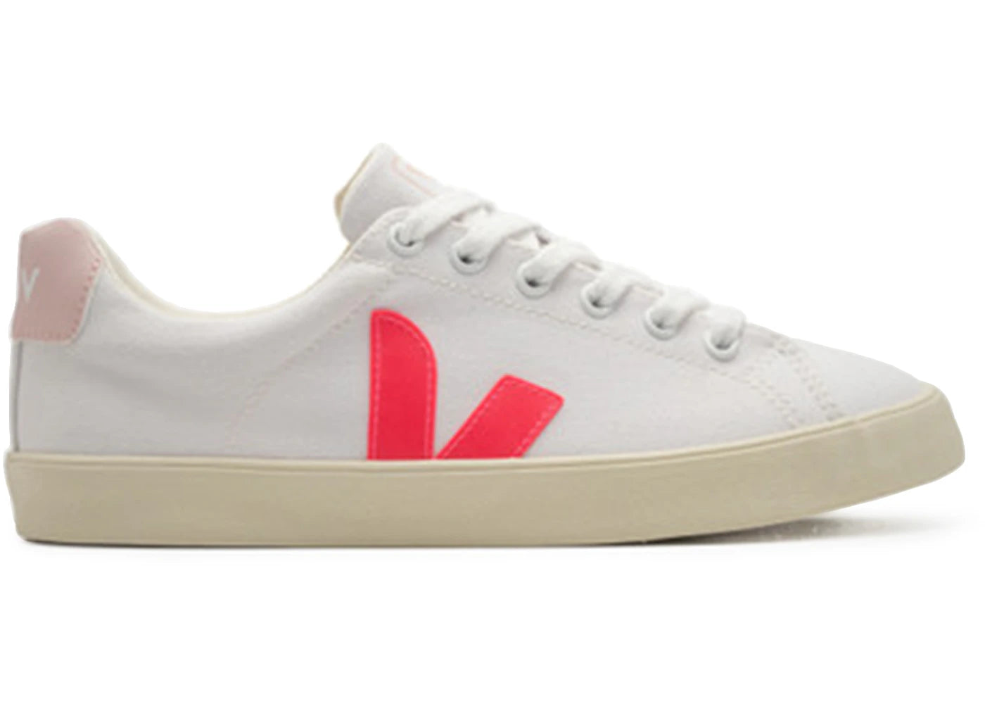 Veja Esplar SE Canvas White Rose-Fluo Petale (Women's)