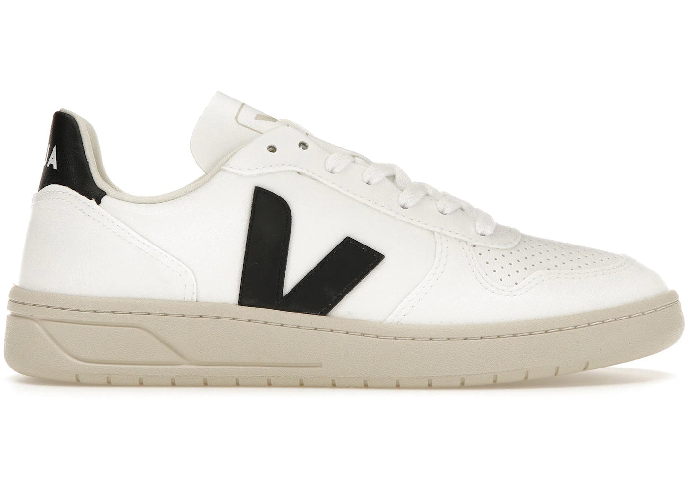 Veja V-10 White Black (Women's)