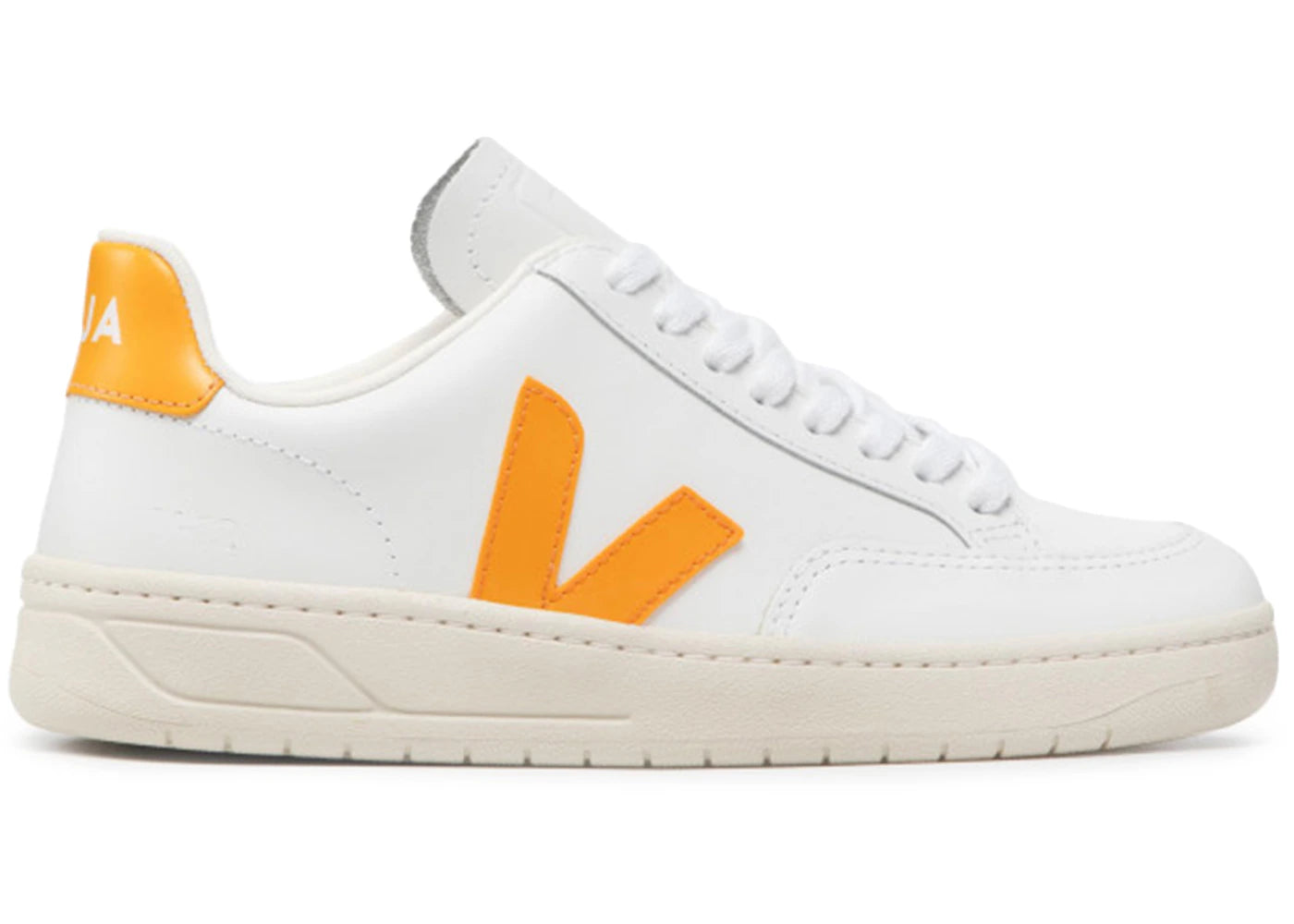 Veja V-12 Leather White Ouro (Women's)