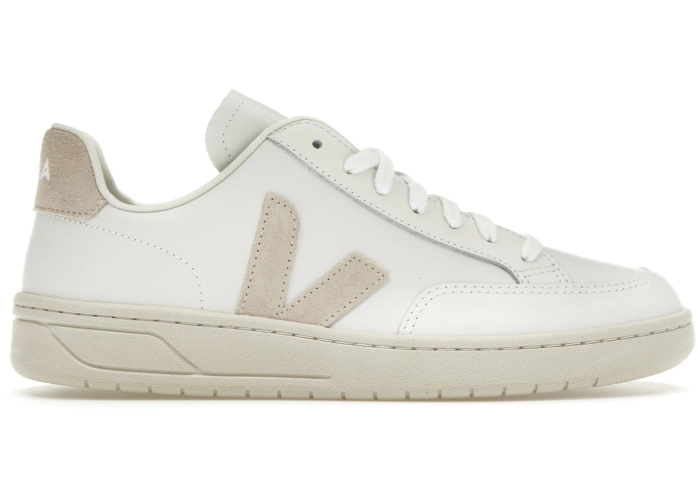 Veja V-12 Leather White Sable