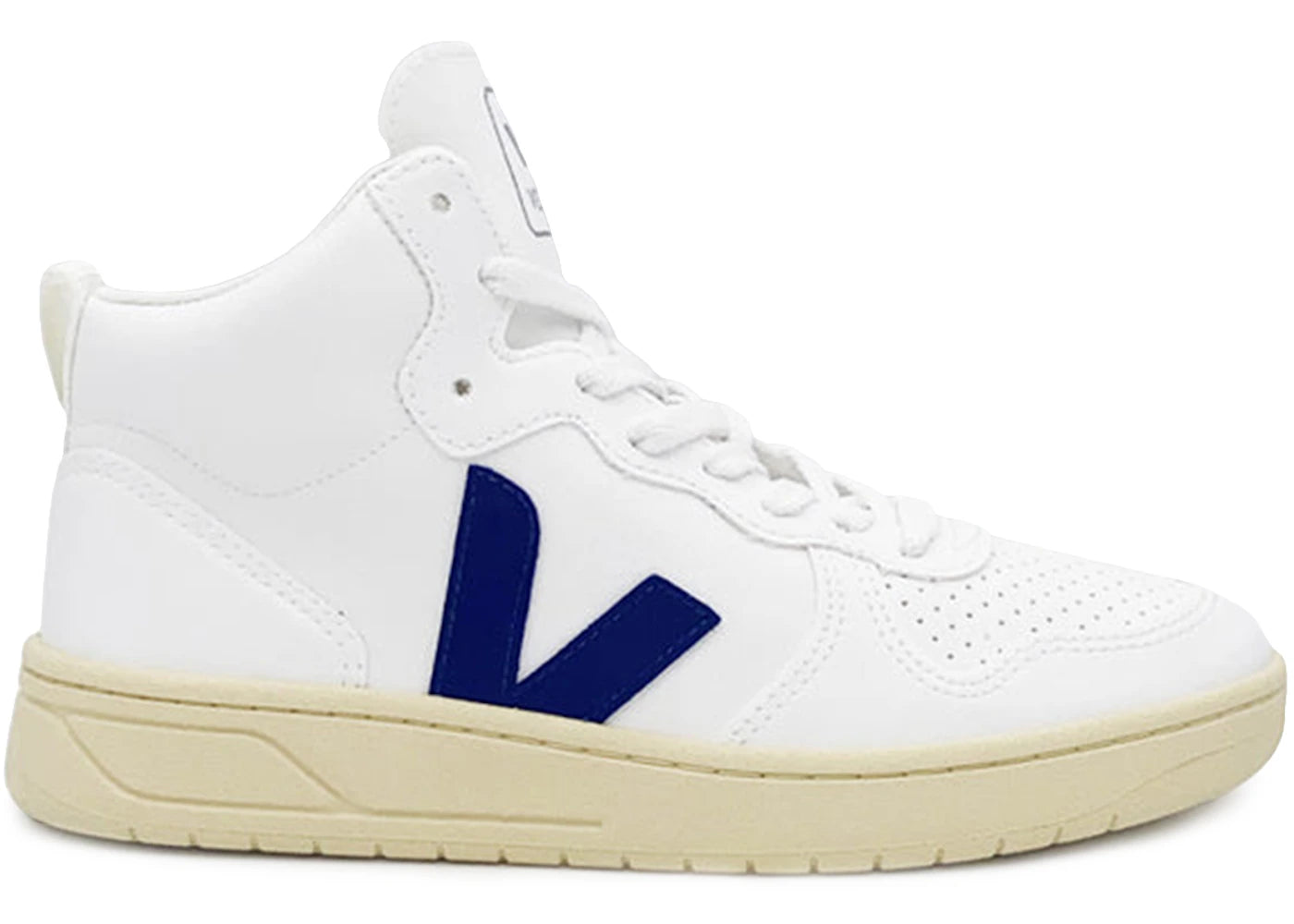 Veja V-15 CWL White Cobalt Butter