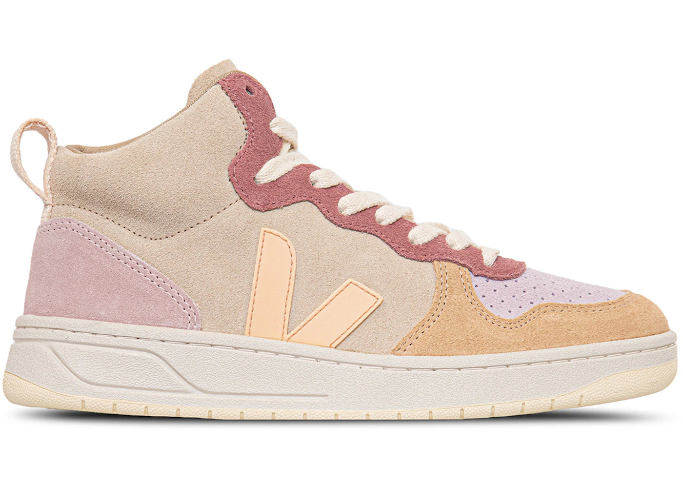 Veja V-15 Suede Multico Peach (Women's)