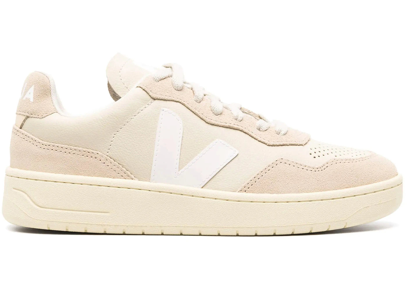 Veja V-90 O.T. Leather Pierre White