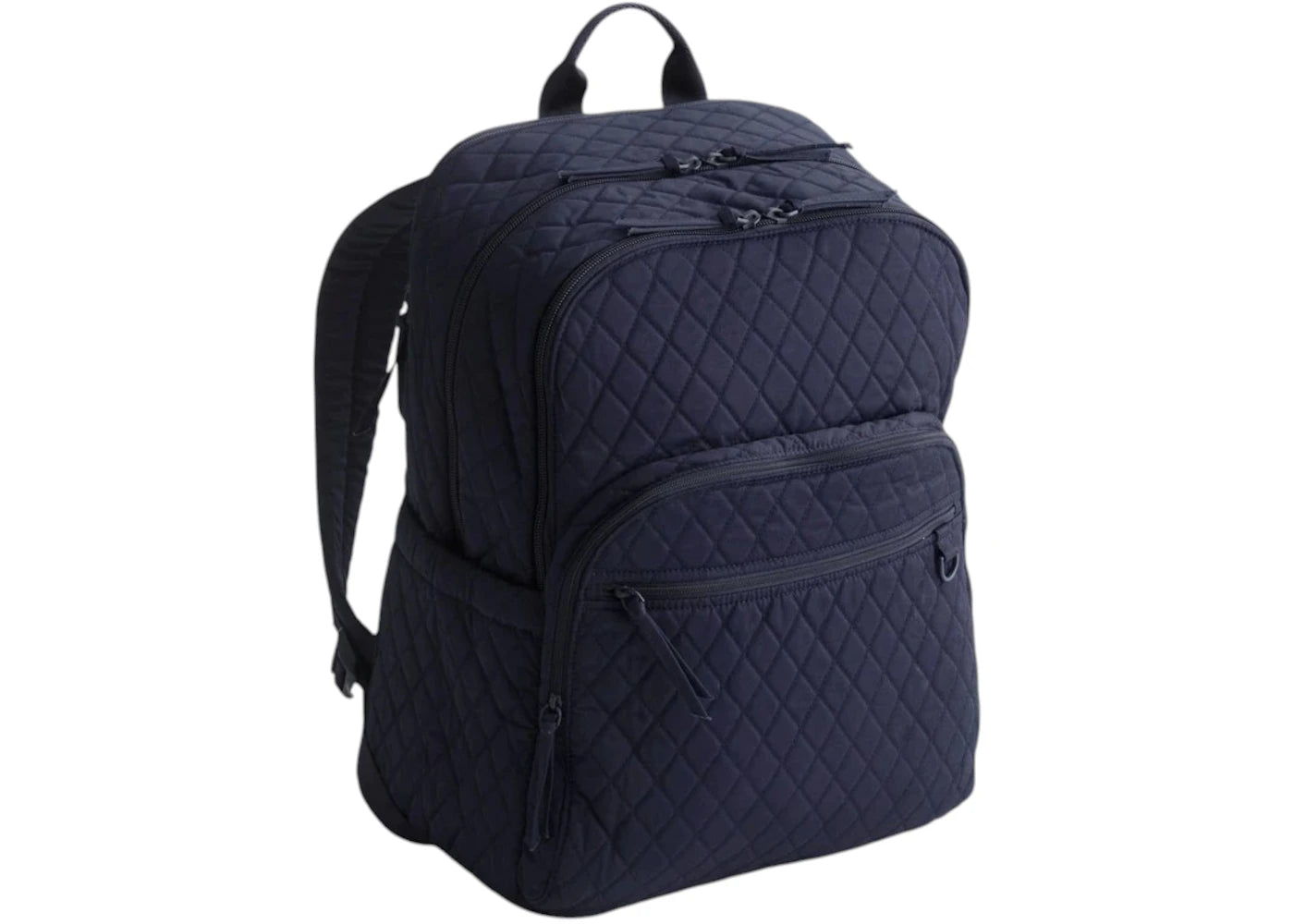 Vera Bradley Large Bancroft Premium Cotton Backpack Peacoat