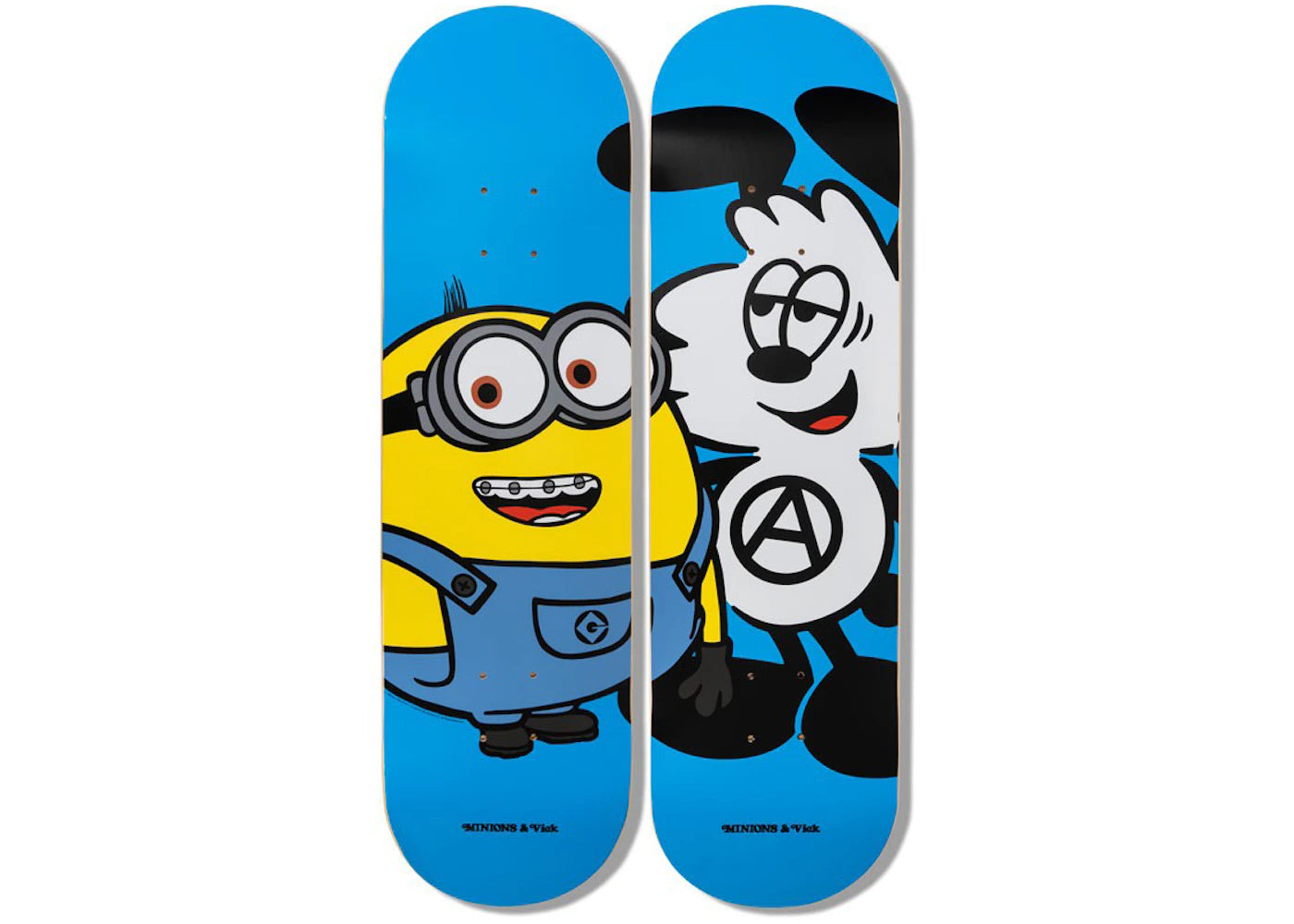 Verdy x Minions Skateboard Deck Set Blue