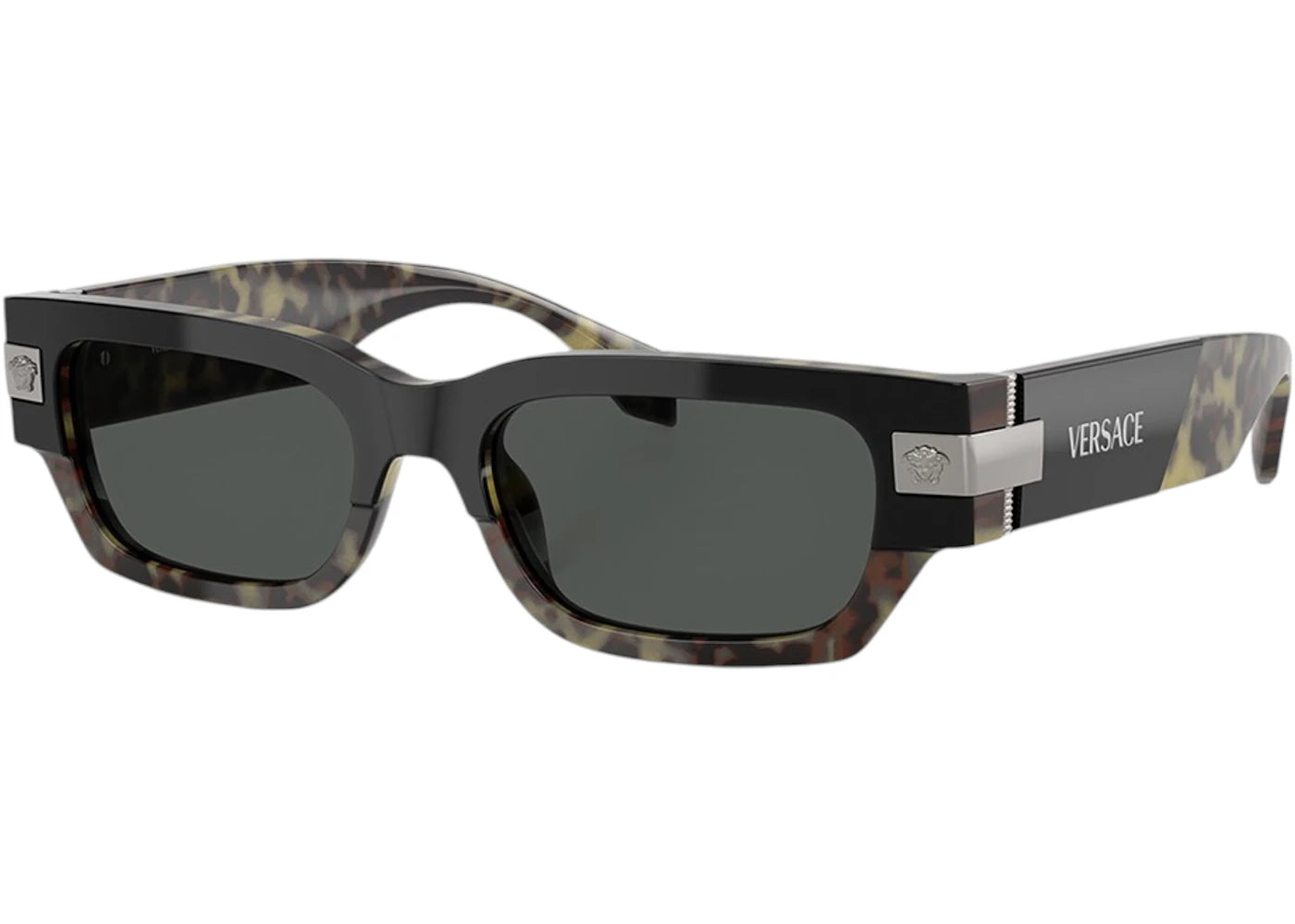 Versace 4465 545687 Rectangle Sunglasses Havana