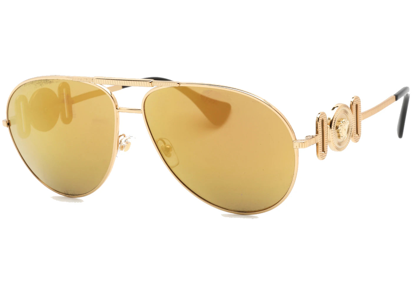 Versace Aviator Sunglasses Gold (VE2249-10027P)