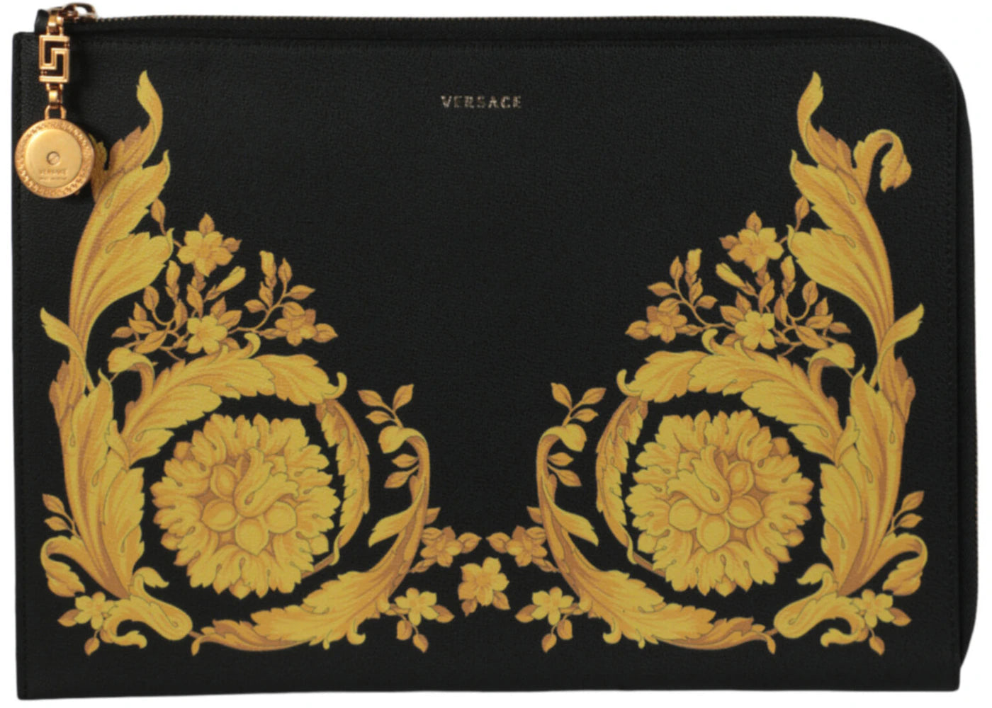 Versace Barocco Printed Pouch Black