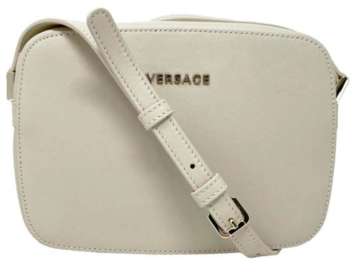 Versace Camera Shoulder Bag White