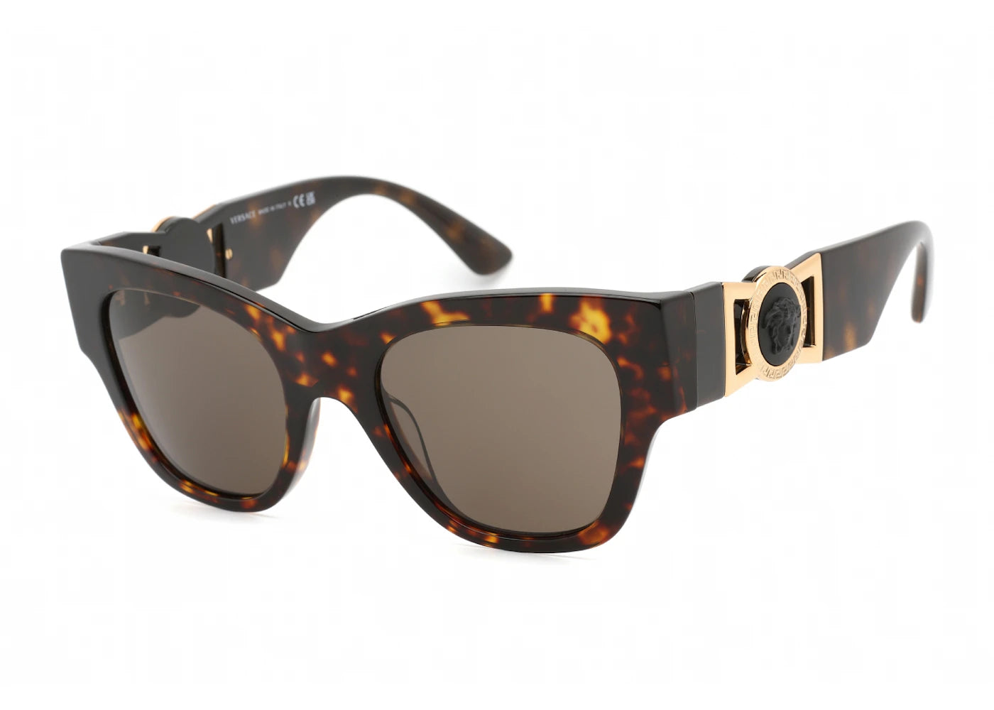 Versace Cat Eye Sunglasses Havana/Brown (VE4415U-108/3 52)