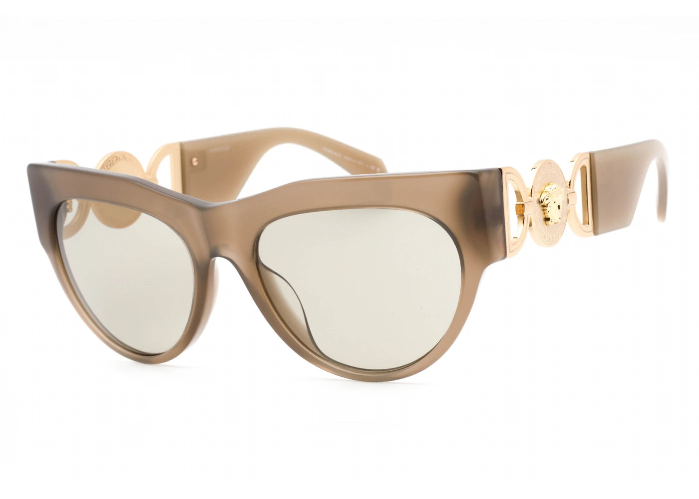 Versace Cat Eye Sunglasses Opal Brown/Light Brown (VE4440U-5407/3)