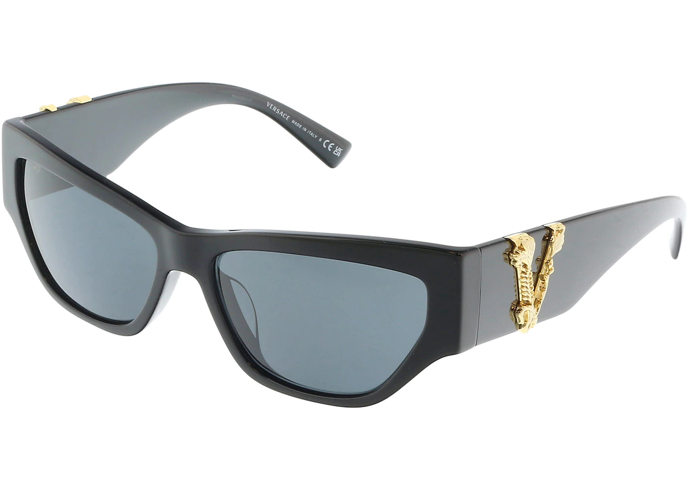 Versace Cateye Sunglasses Black (0VE4383F)