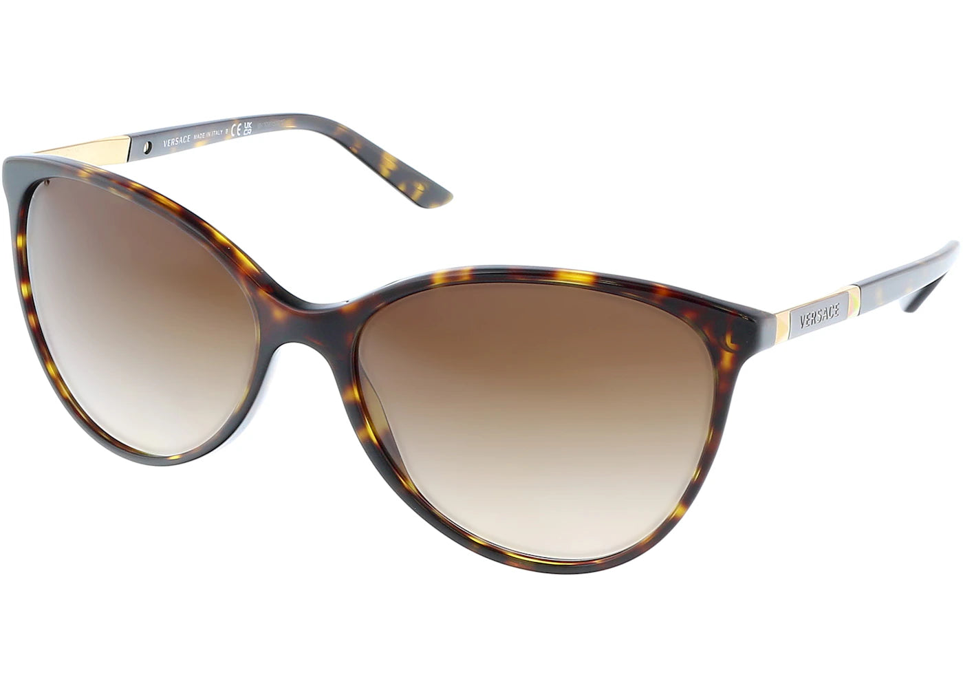 Versace Cateye Sunglasses Tortise/Gold