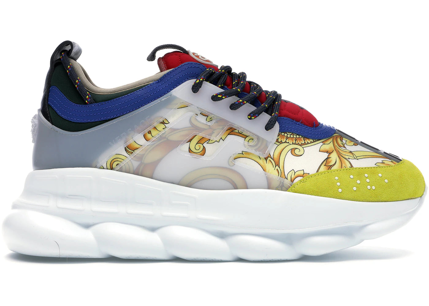 Versace Chain Reaction Multi-Color Rubber Suede