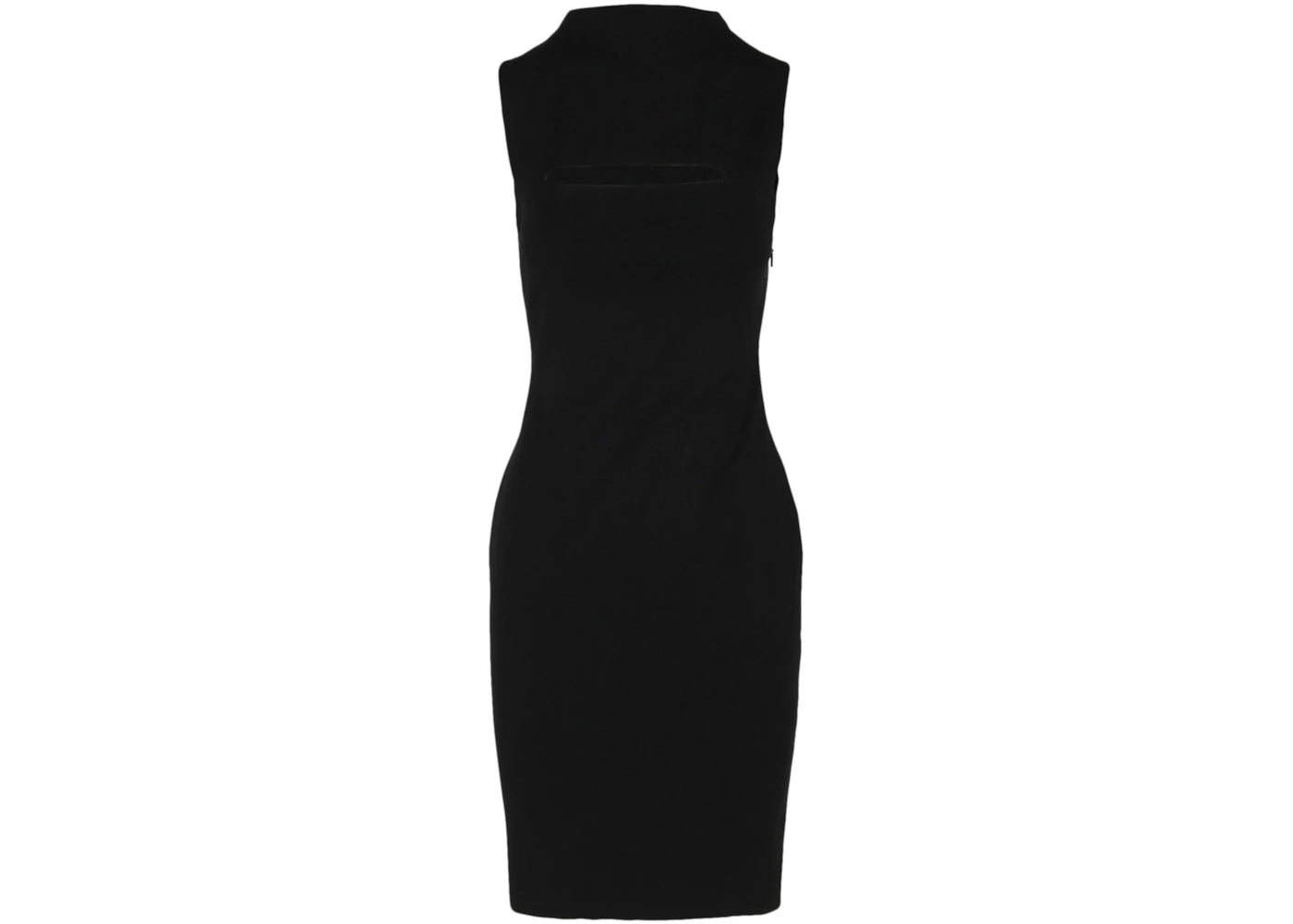 Versace Cutout Sleeveless Dress Black