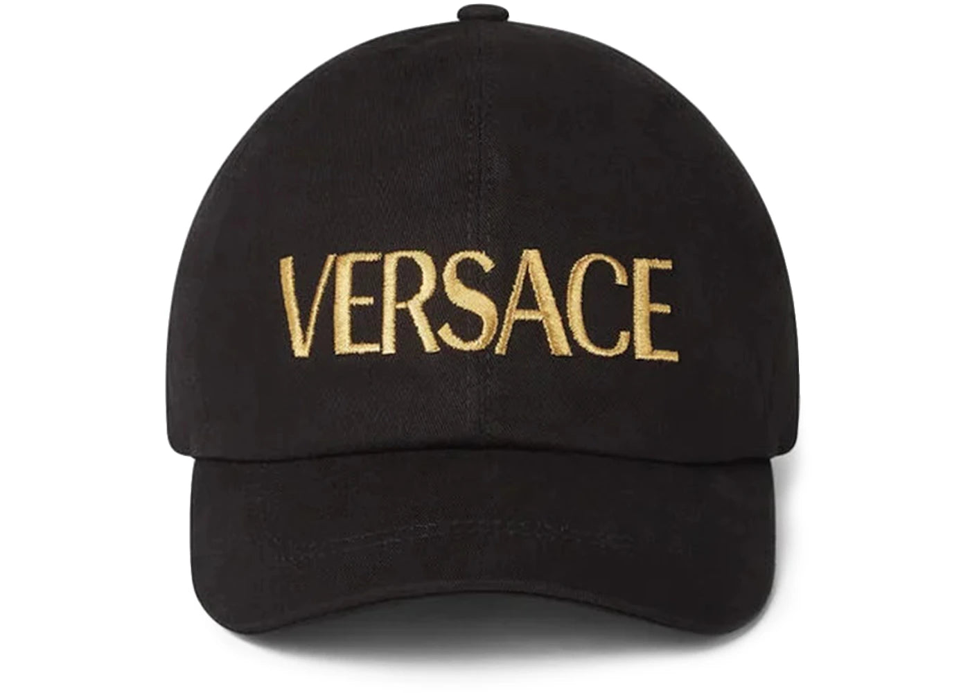 Versace Embroidered Logo Cap Black/Gold