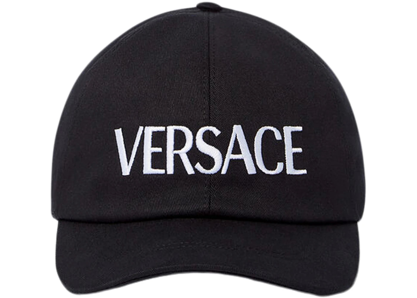 Versace Embroidered Logo Cap Black/White