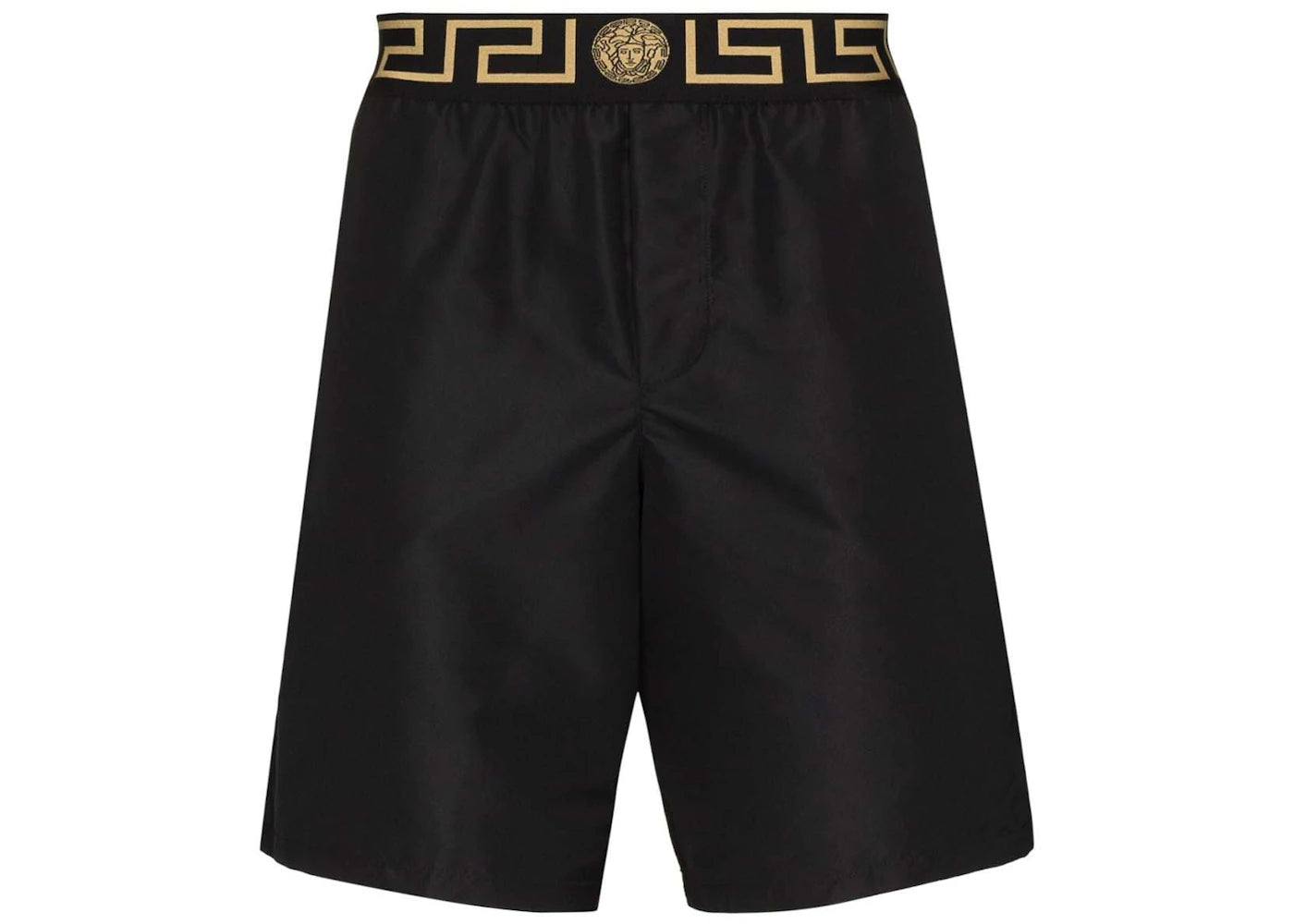 Versace Greca Border Swim Shorts Black