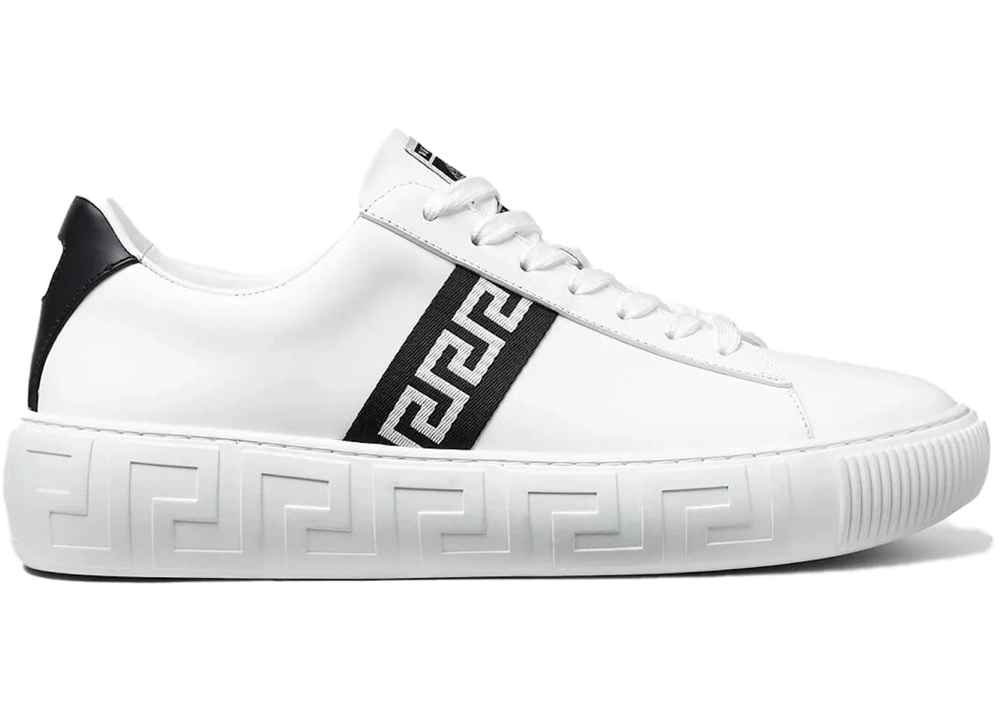 Versace Greca White Black