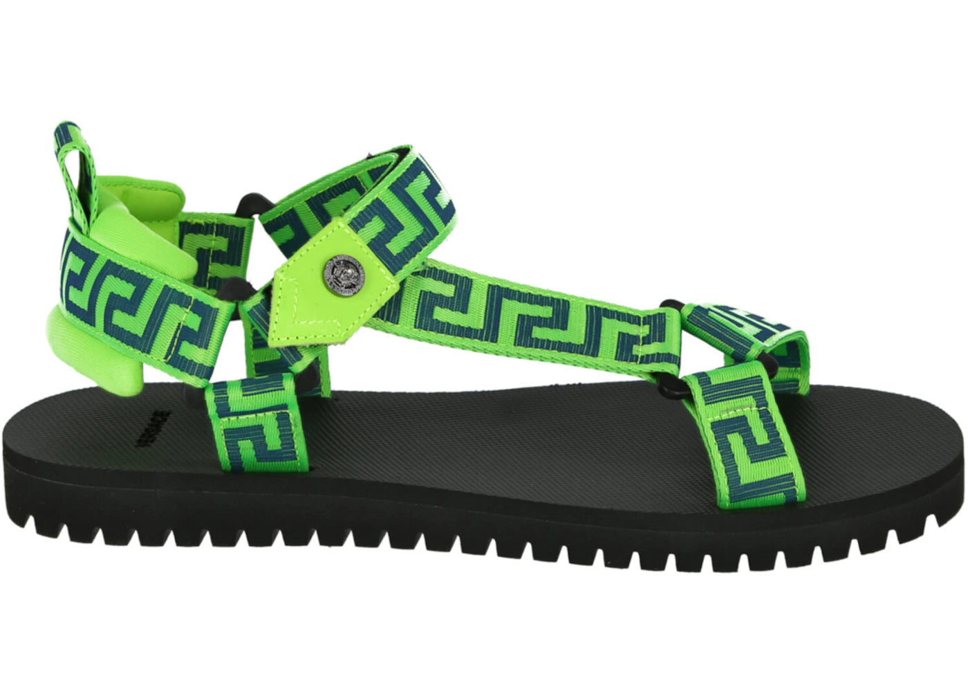 Versace La Greca Sandal Neon Green