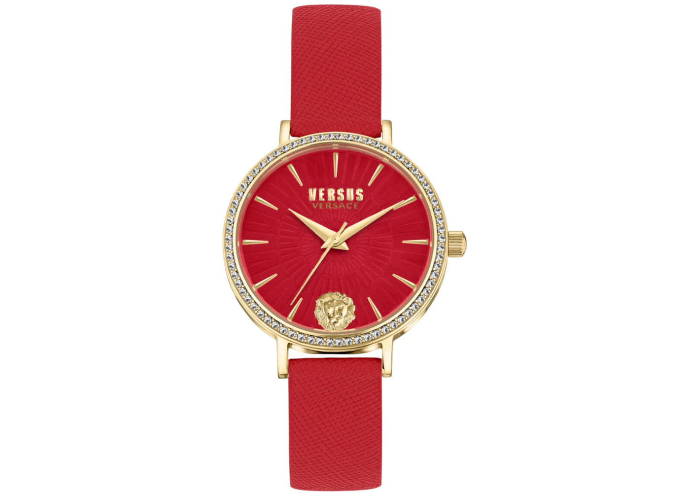 Versus Versace Mar Vista Crystal Leather Watch VSP1F2821