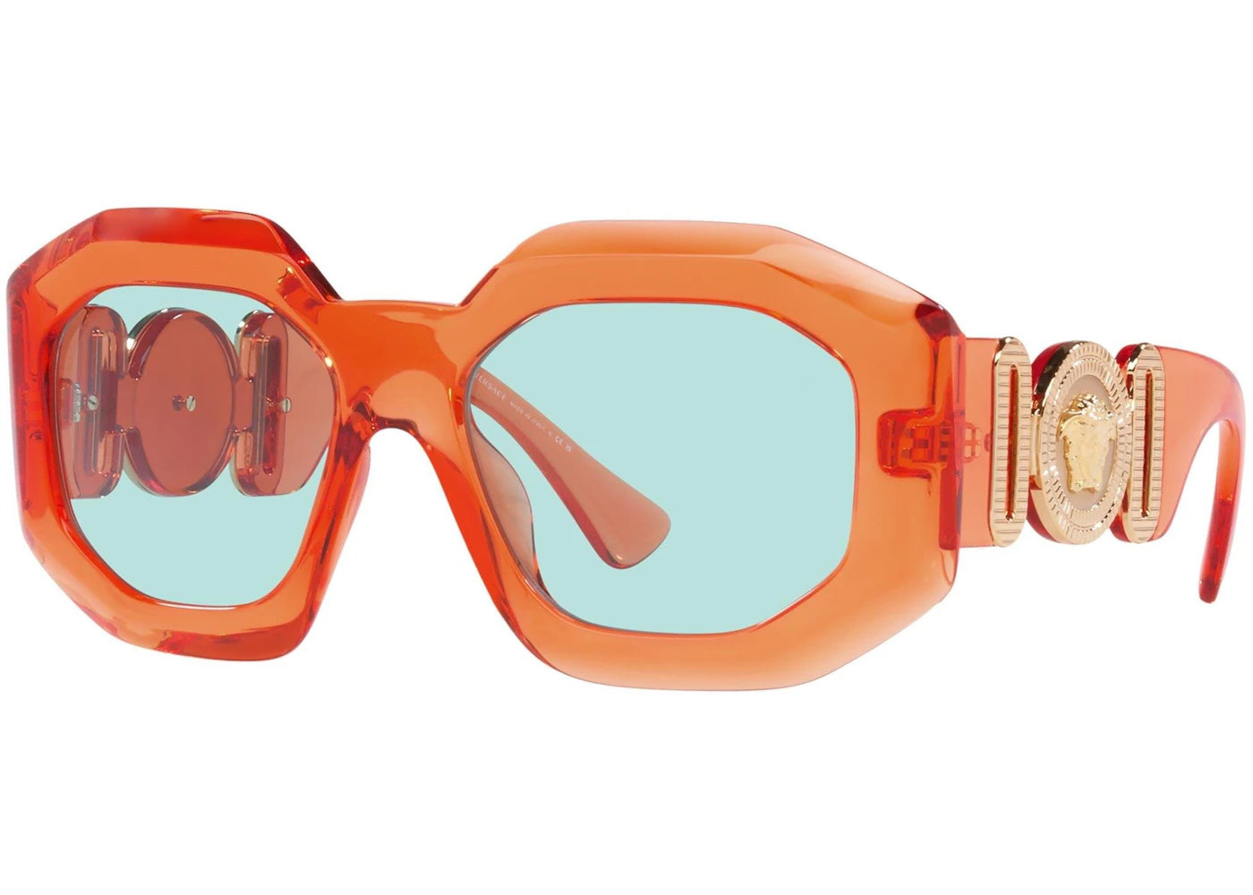 Versace Maxi Medusa Biggie Squared Sunglasses Orange (VE4424U-536265)