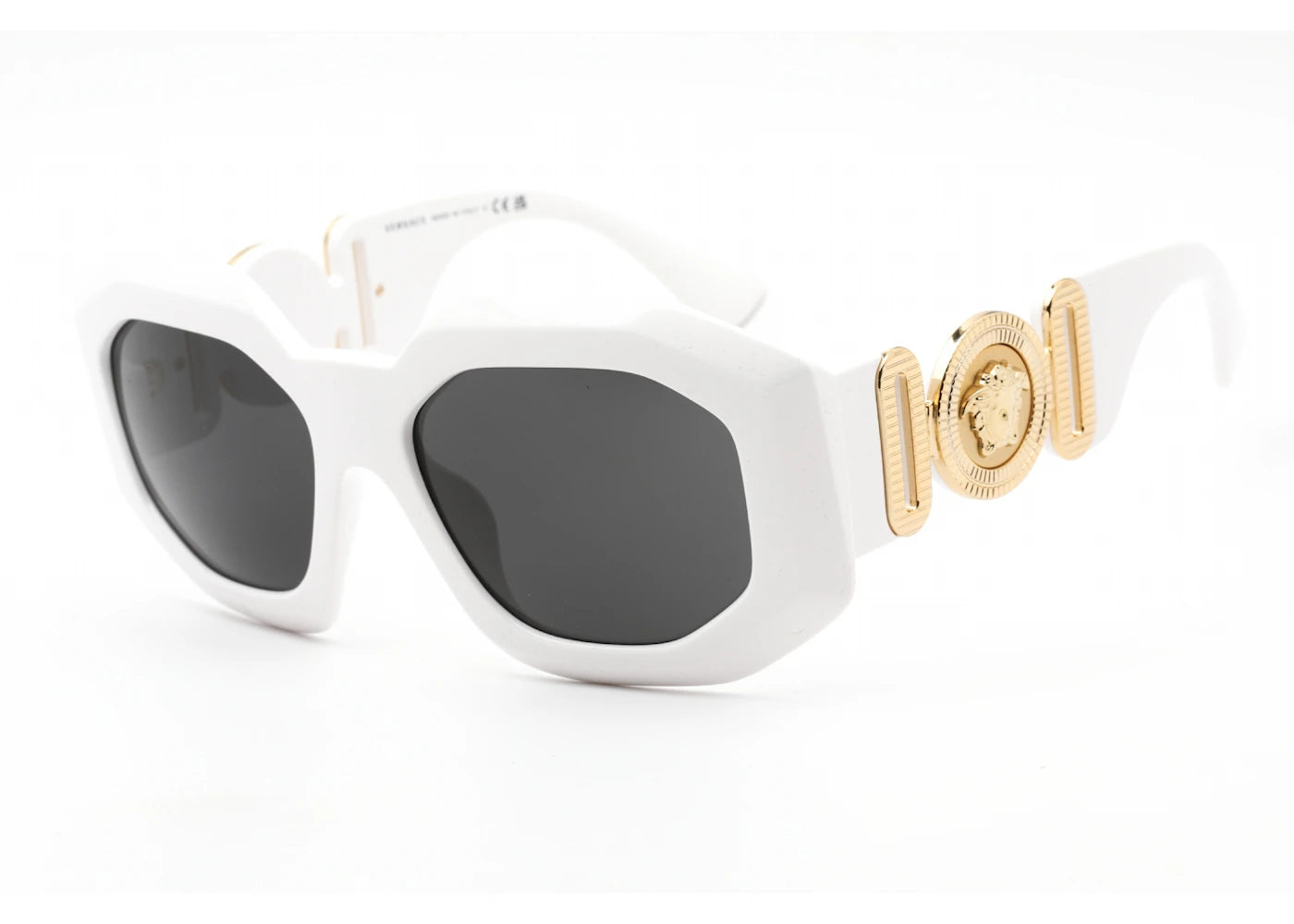 Versace Maxi Medusa Biggie Squared Sunglasses White (VE4424U-314/87)