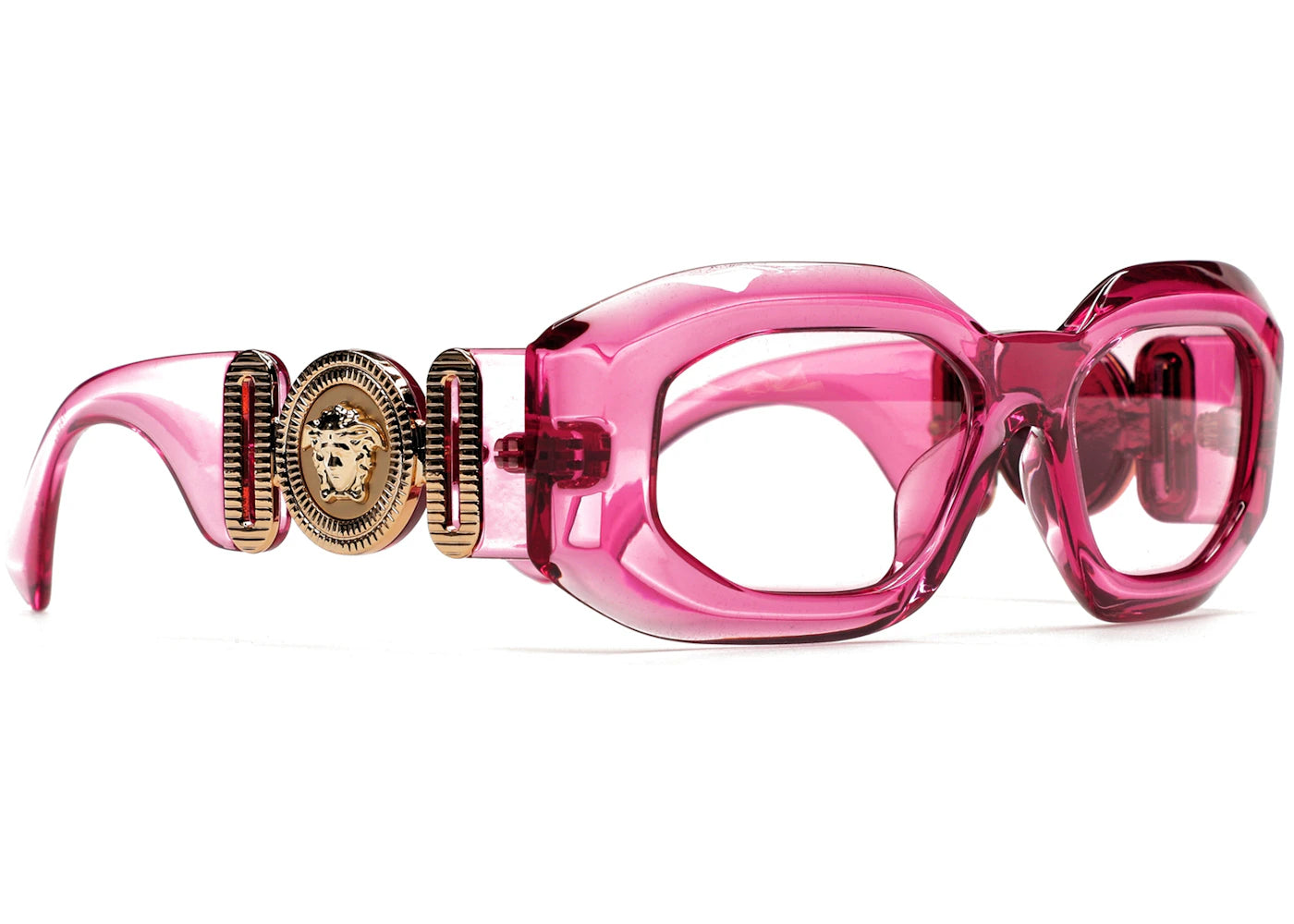 Versace Maxi Medusa Biggie Sunglasses Transparent Pink (VE4425U-542184)