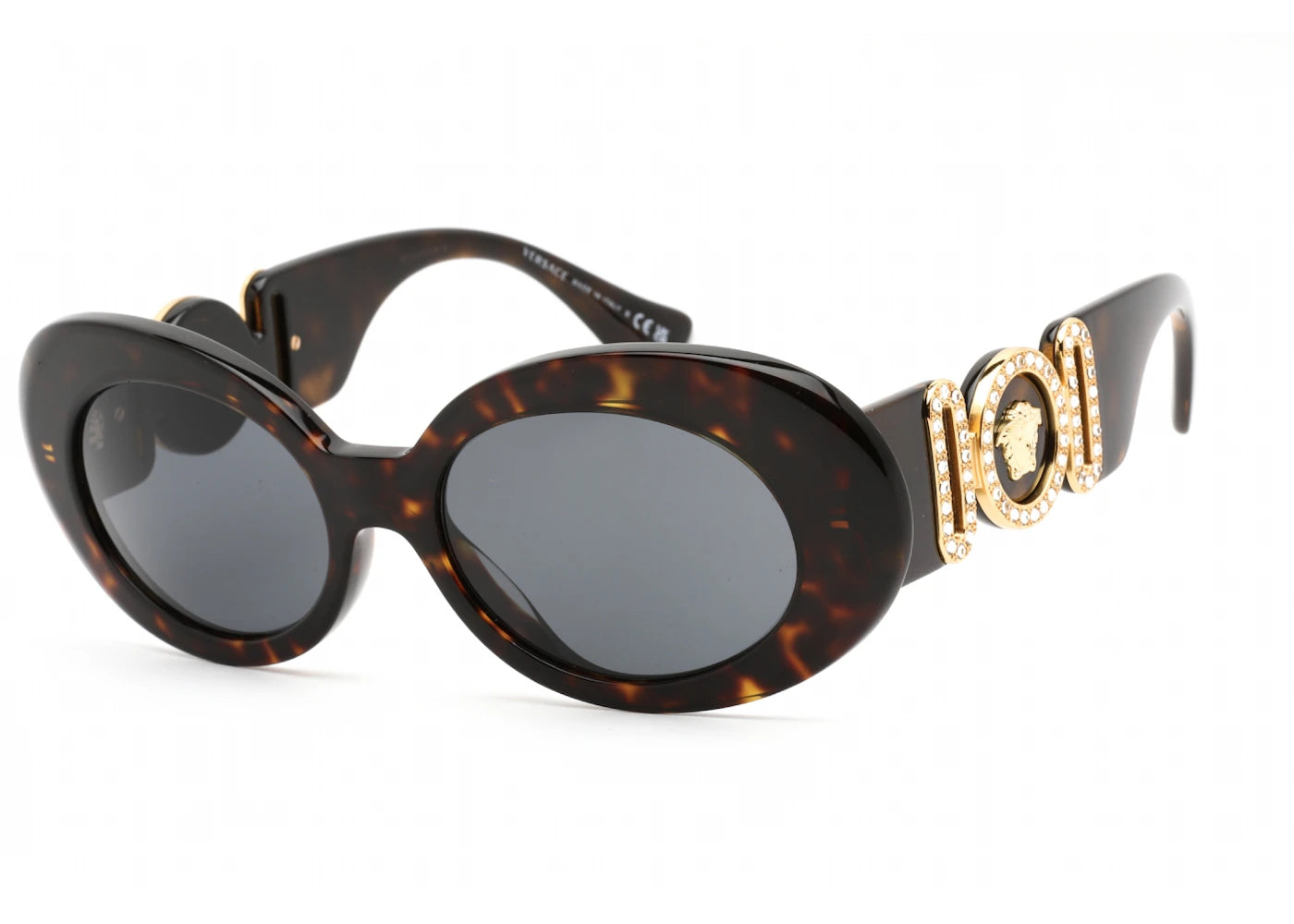 Versace Medusa Biggie Oval Sunglasses Tortise (VE4426BU-108/87)