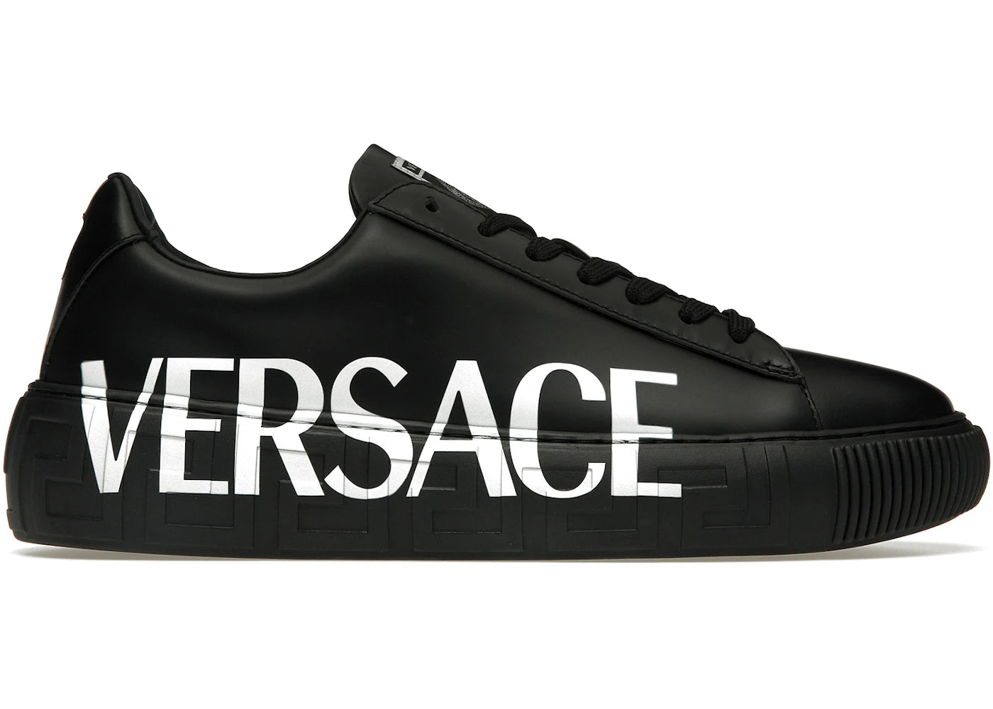 Versace Medusa Greca Low Black Black White